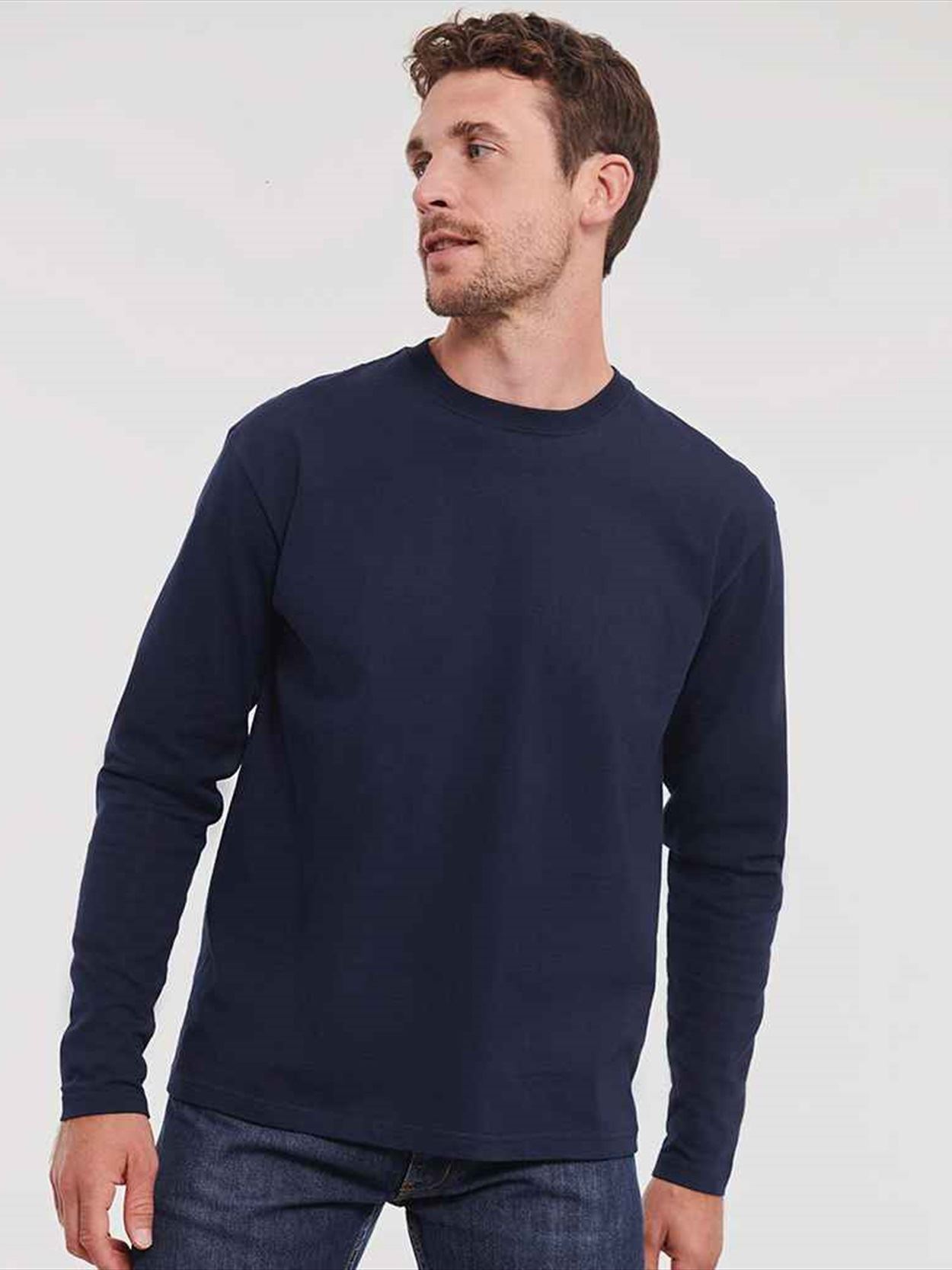 180L Russell Athletic Classic Long Sleeve T-Shirt Image 2
