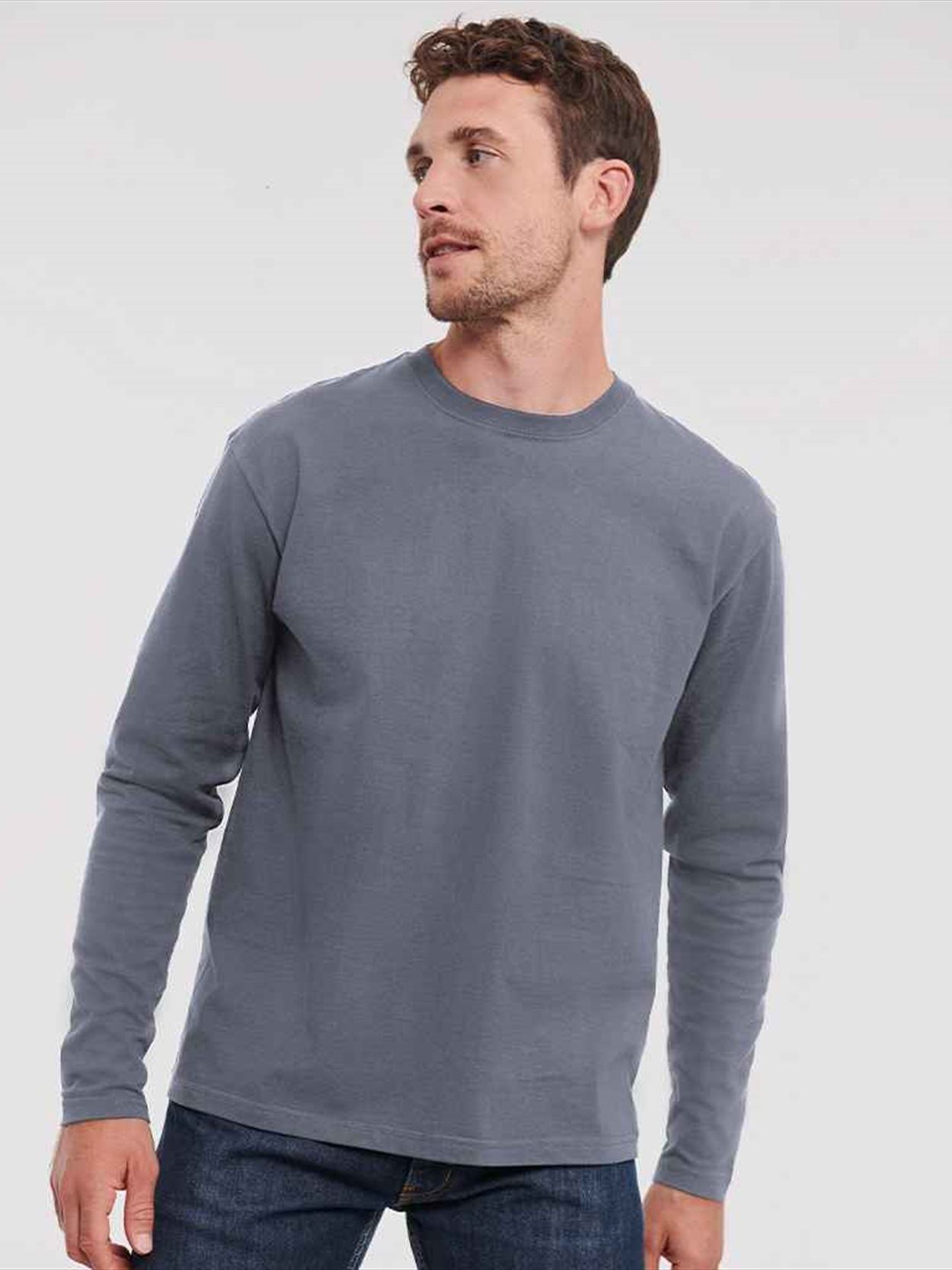 180L Russell Athletic Classic Long Sleeve T-Shirt Image 3