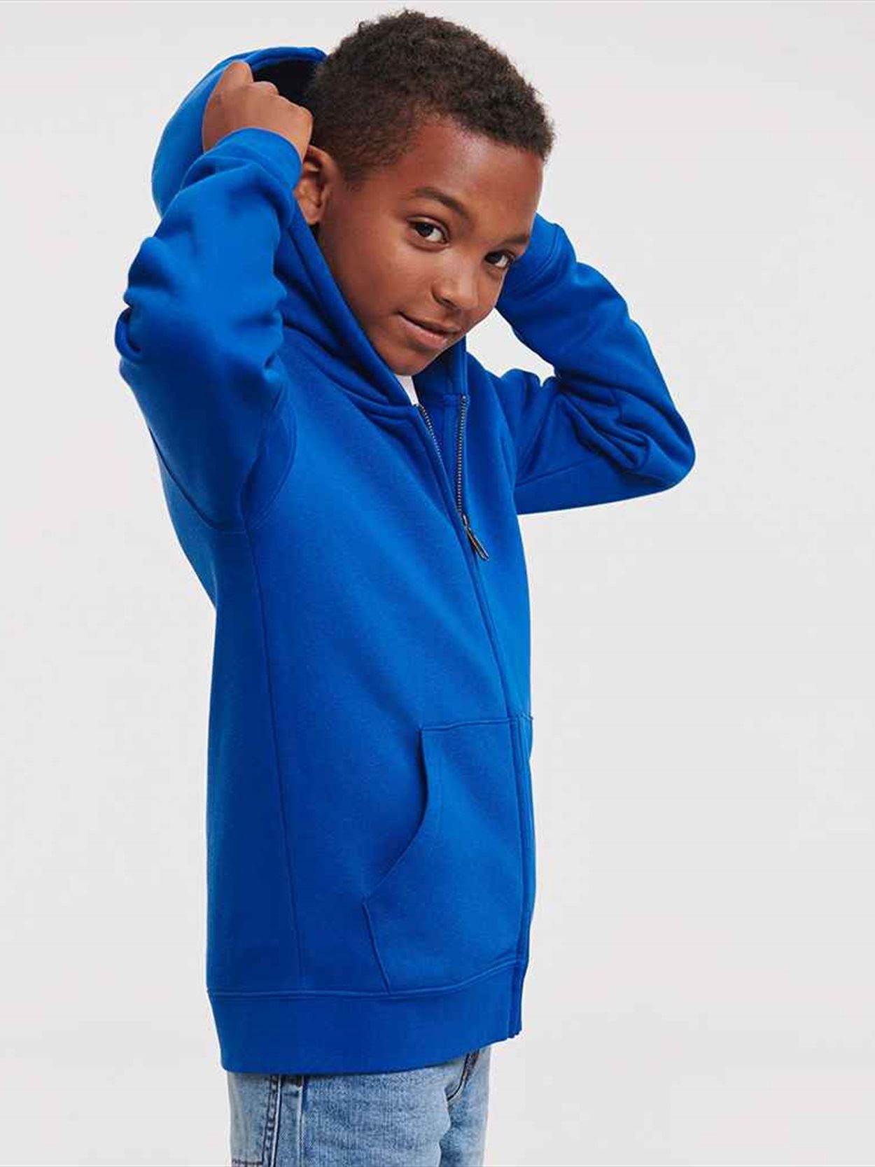 266B Russell Athletic Kids Authentic Zip Hooded Sweatshirt Image 2