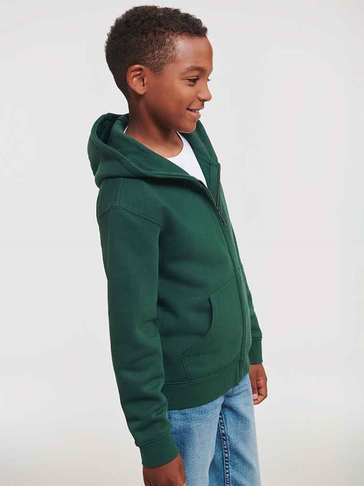 266B Russell Athletic Kids Authentic Zip Hooded Sweatshirt Image 3