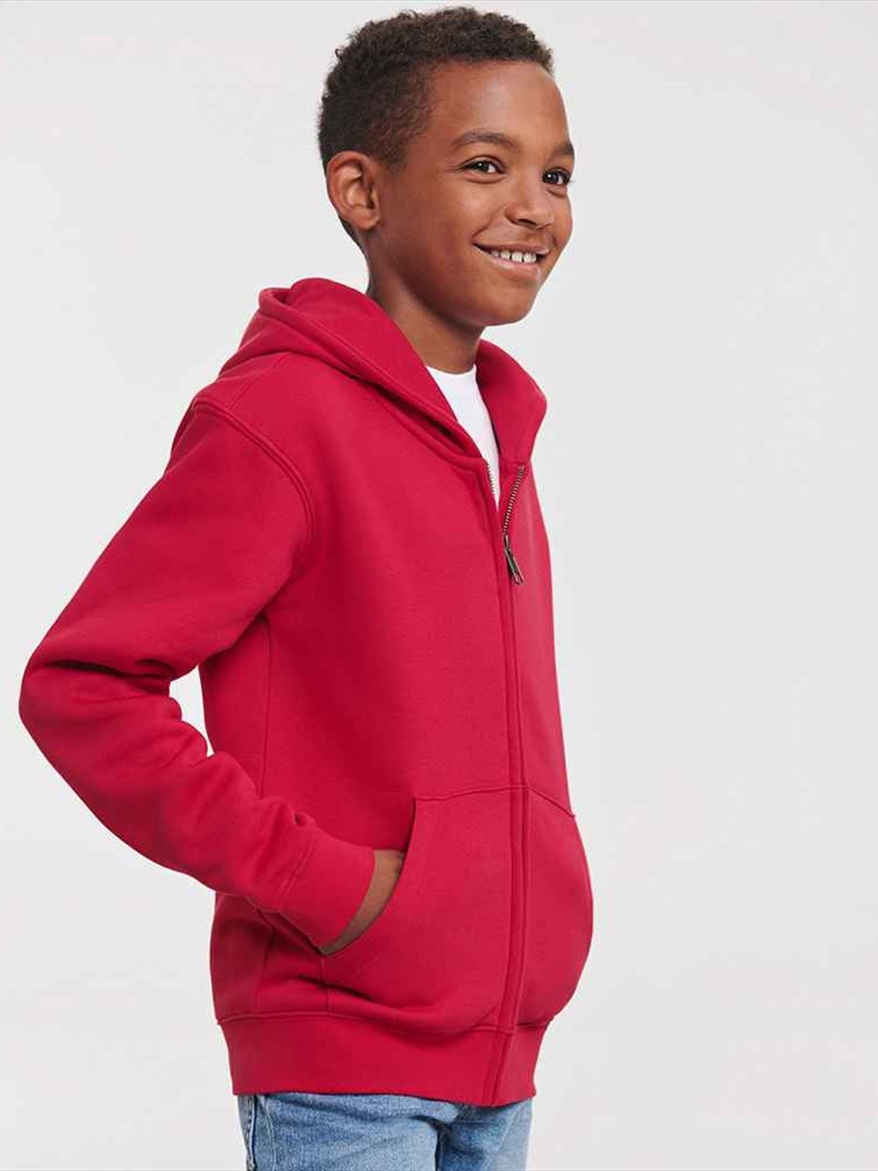 266B Russell Athletic Kids Authentic Zip Hooded Sweatshirt Image 4