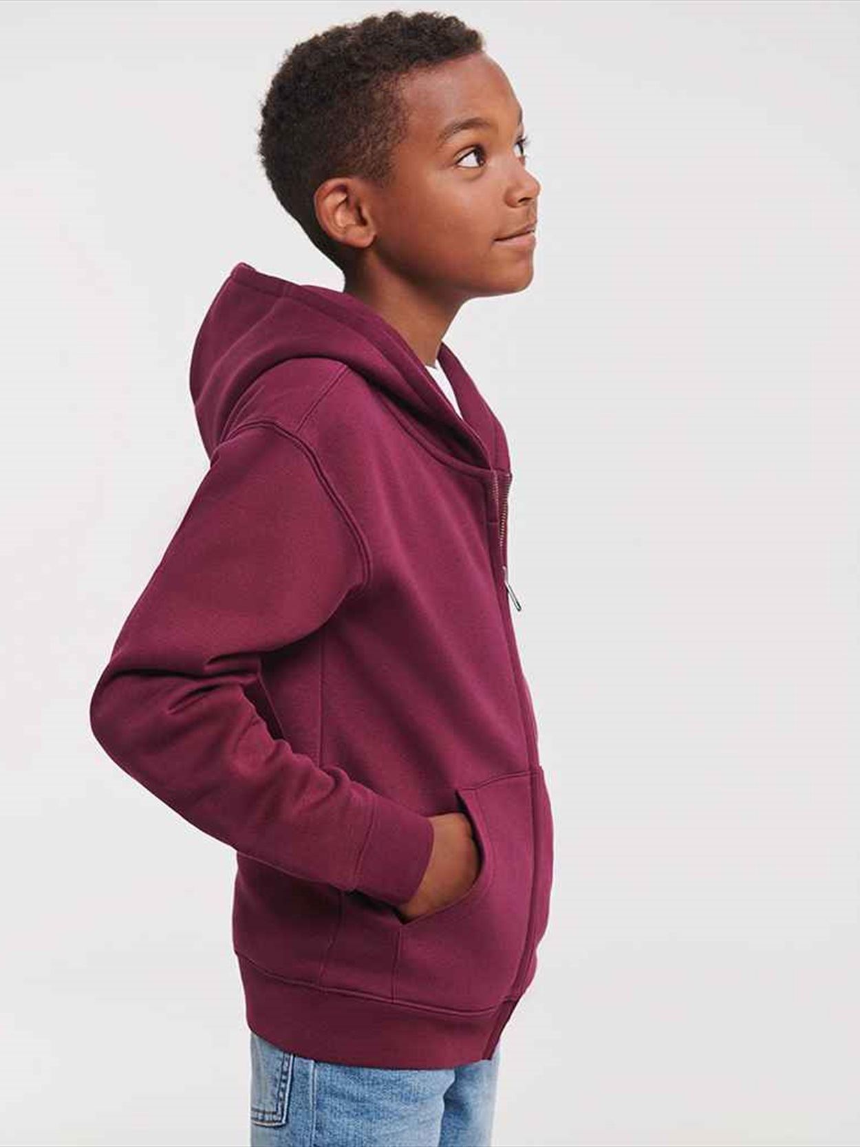 266B Russell Athletic Kids Authentic Zip Hooded Sweatshirt Image 5