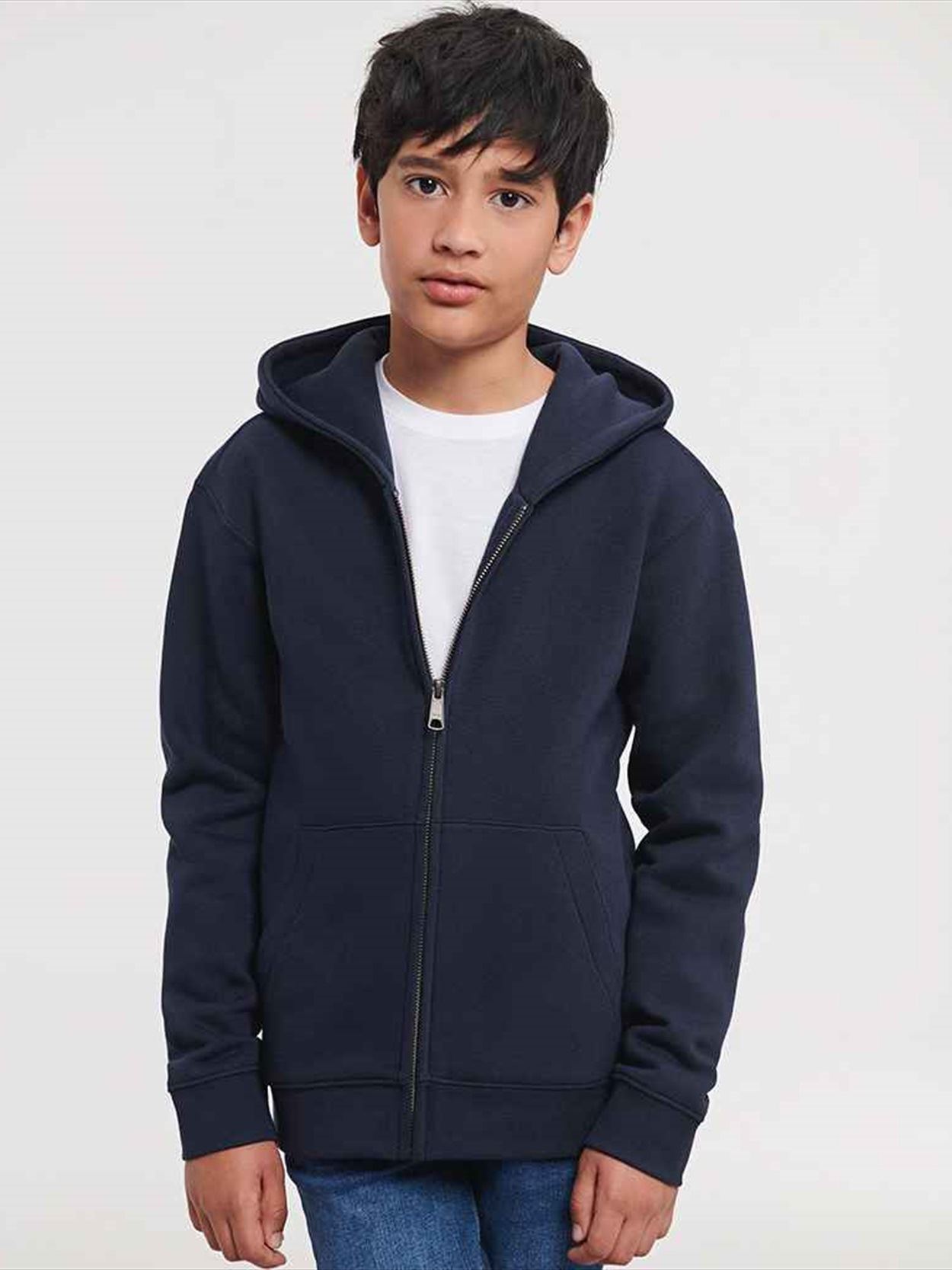 266B Russell Athletic Kids Authentic Zip Hooded Sweatshirt Image 1