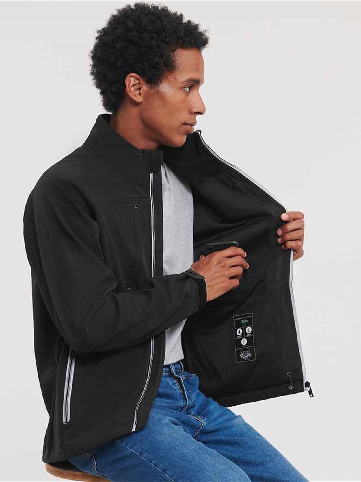 410M Russell Athletic Bionic Soft Shell Jacket Image 1