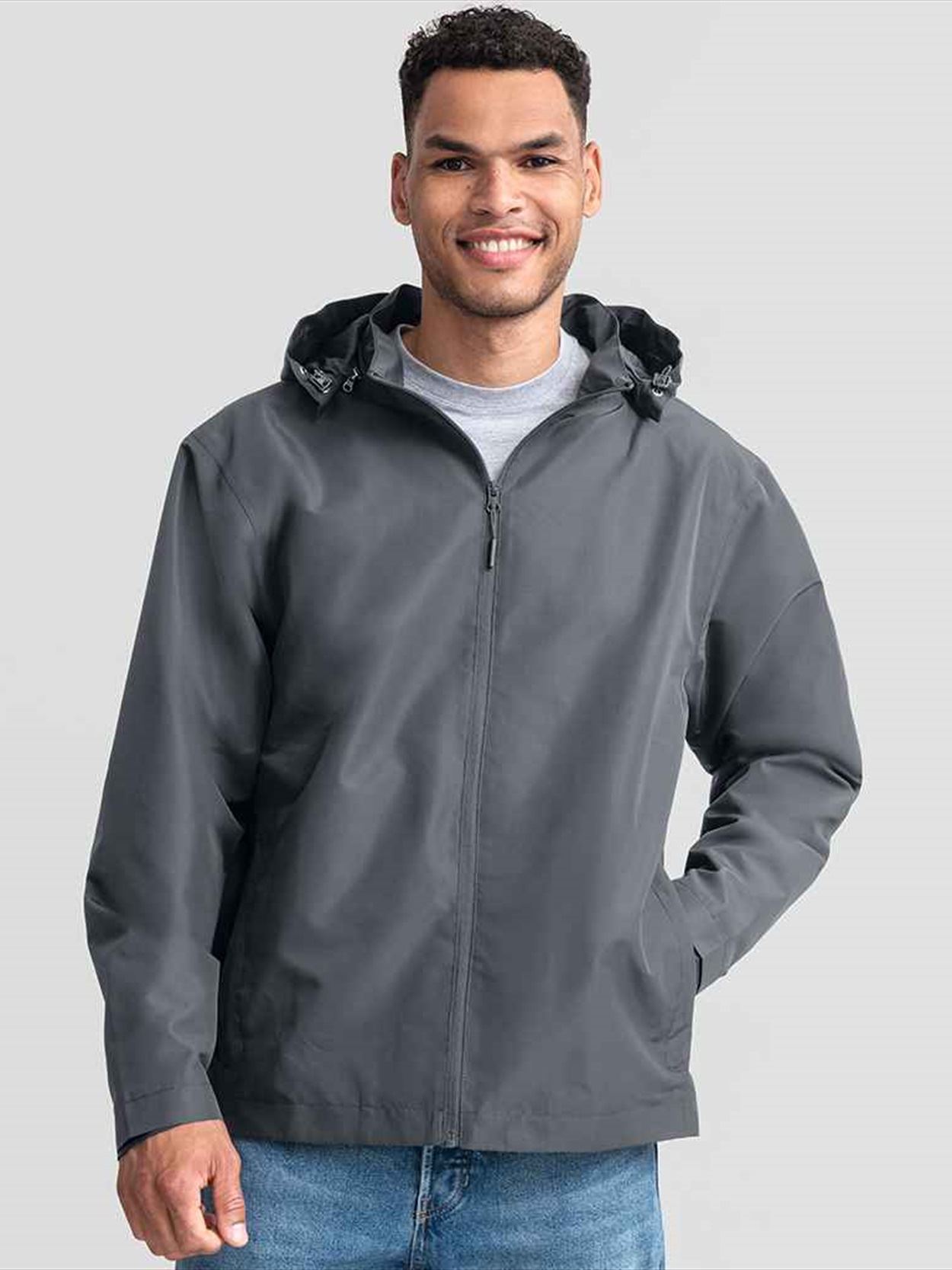 416M Russell Athletic Essential Weather Shell Jacket Image 3