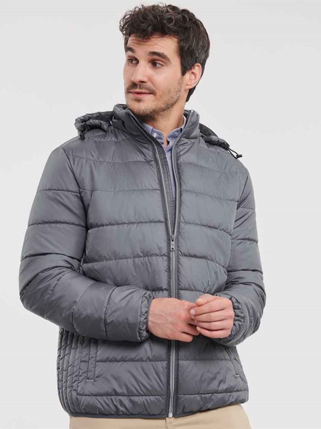 440M Russell Athletic Hooded Nano Padded Jacket Image 3