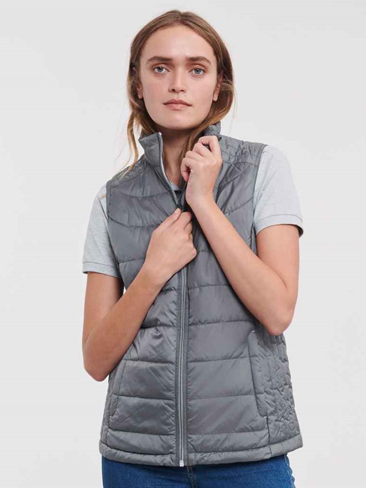 441F Russell Athletic Ladies Nano Padded Bodywarmer Image 2