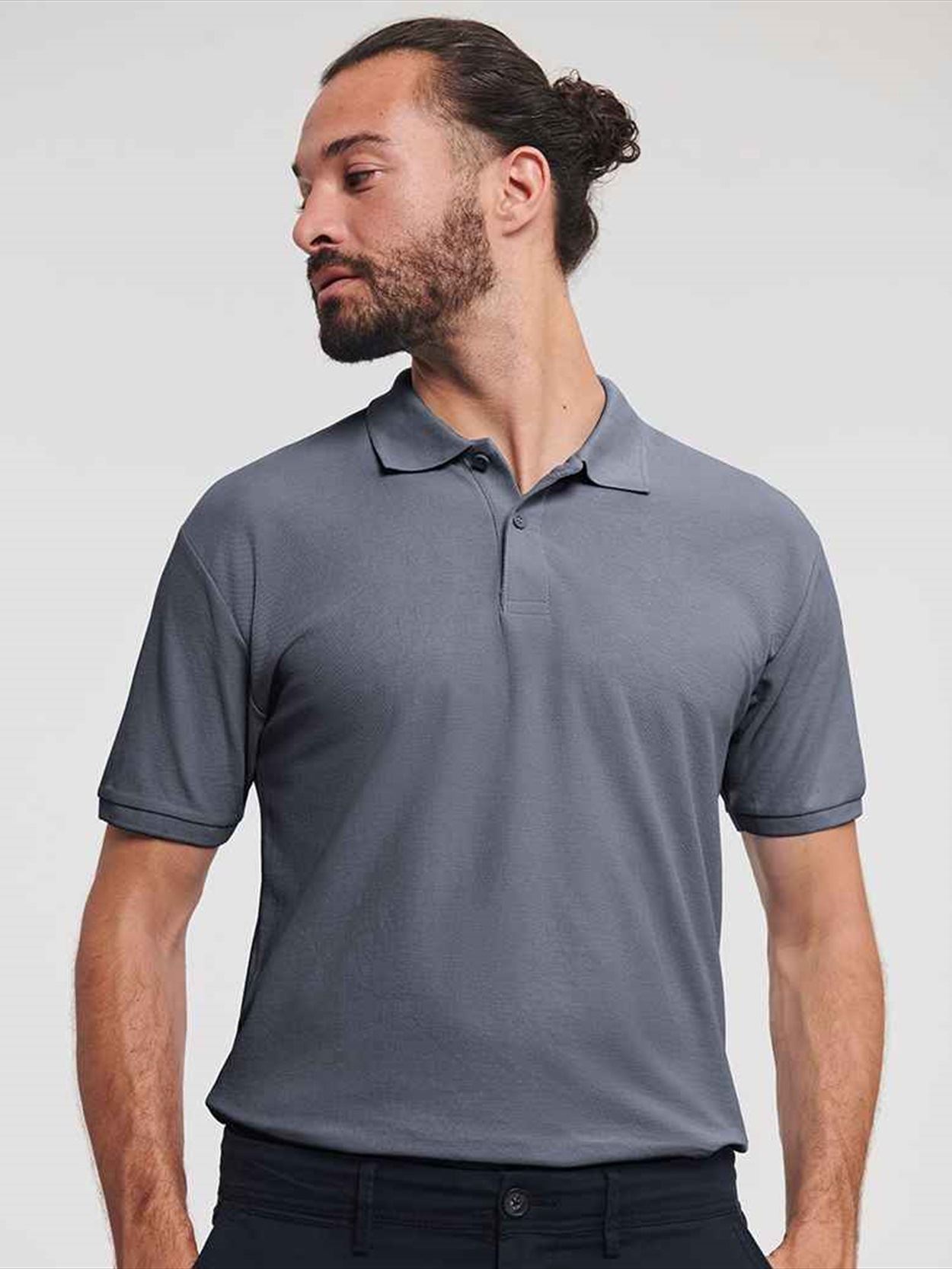 570M Russell Athletic Authentic Eco Piqué Polo Shirt Image 2