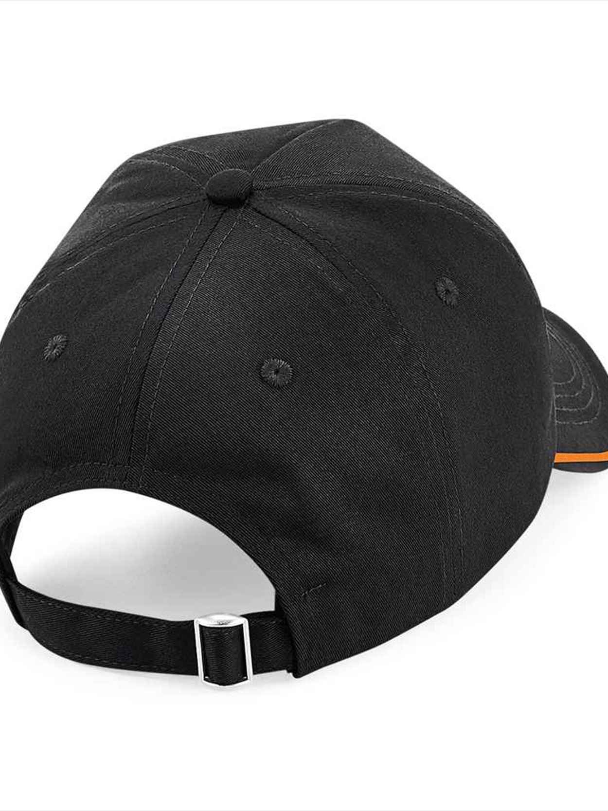 BB25C B25C Beechfield Authentic Piped 5 Panel Cap Image 2