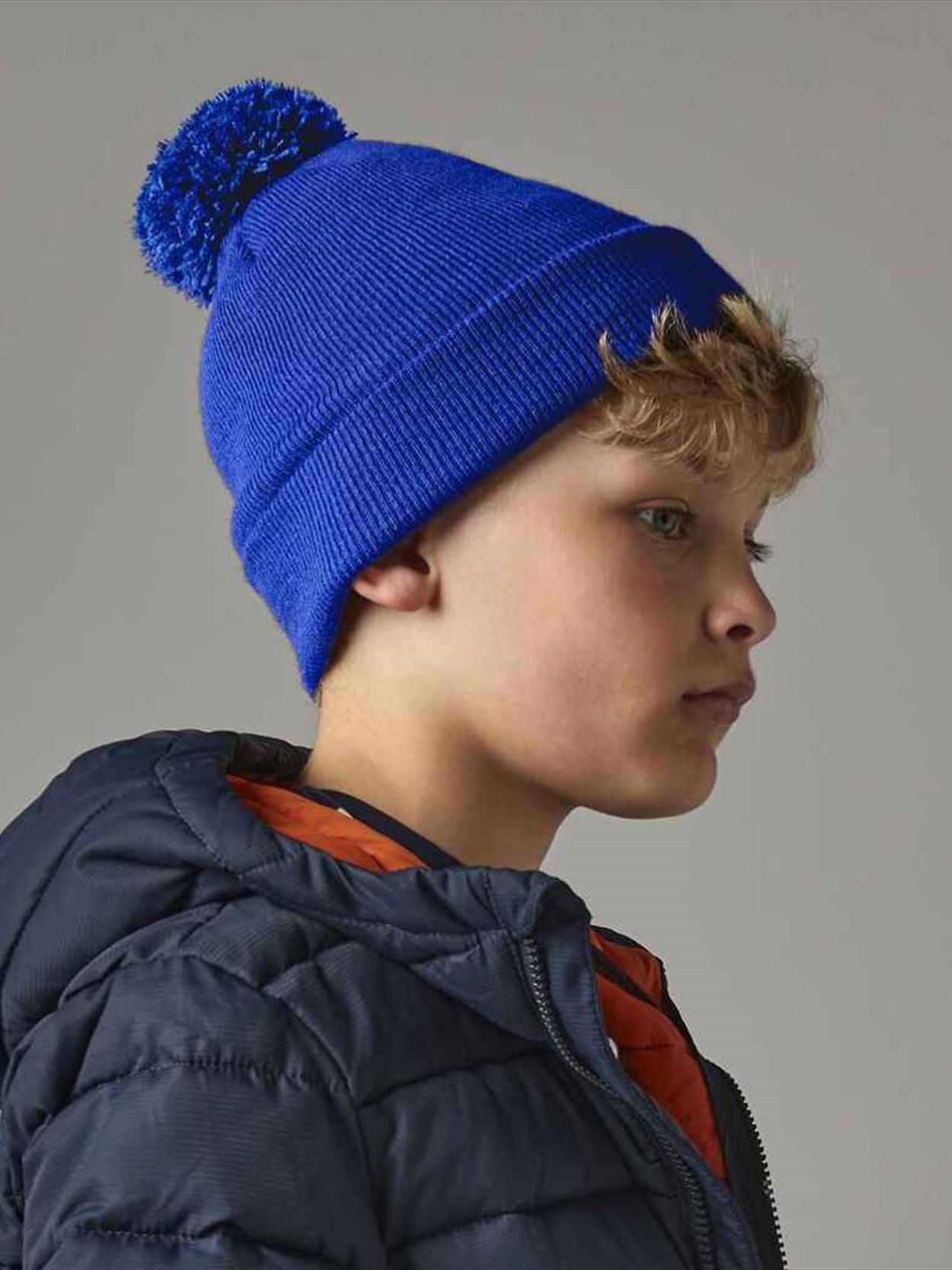 BB426B B426B Beechfield Kids Original Pom Pom Beanie Image 1