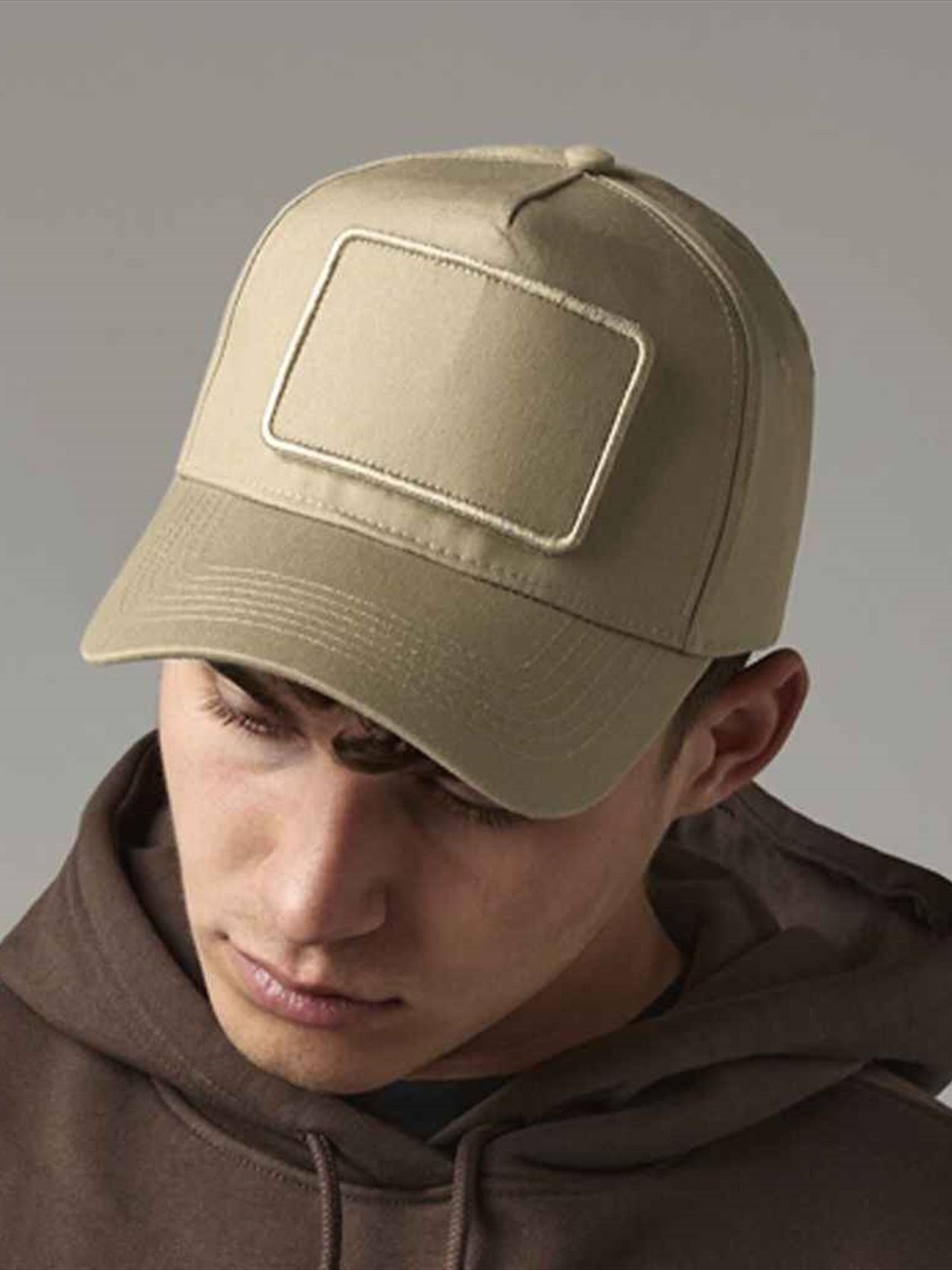 BB638 B638 Beechfield Removable Patch 5 Panel Cap Image 1