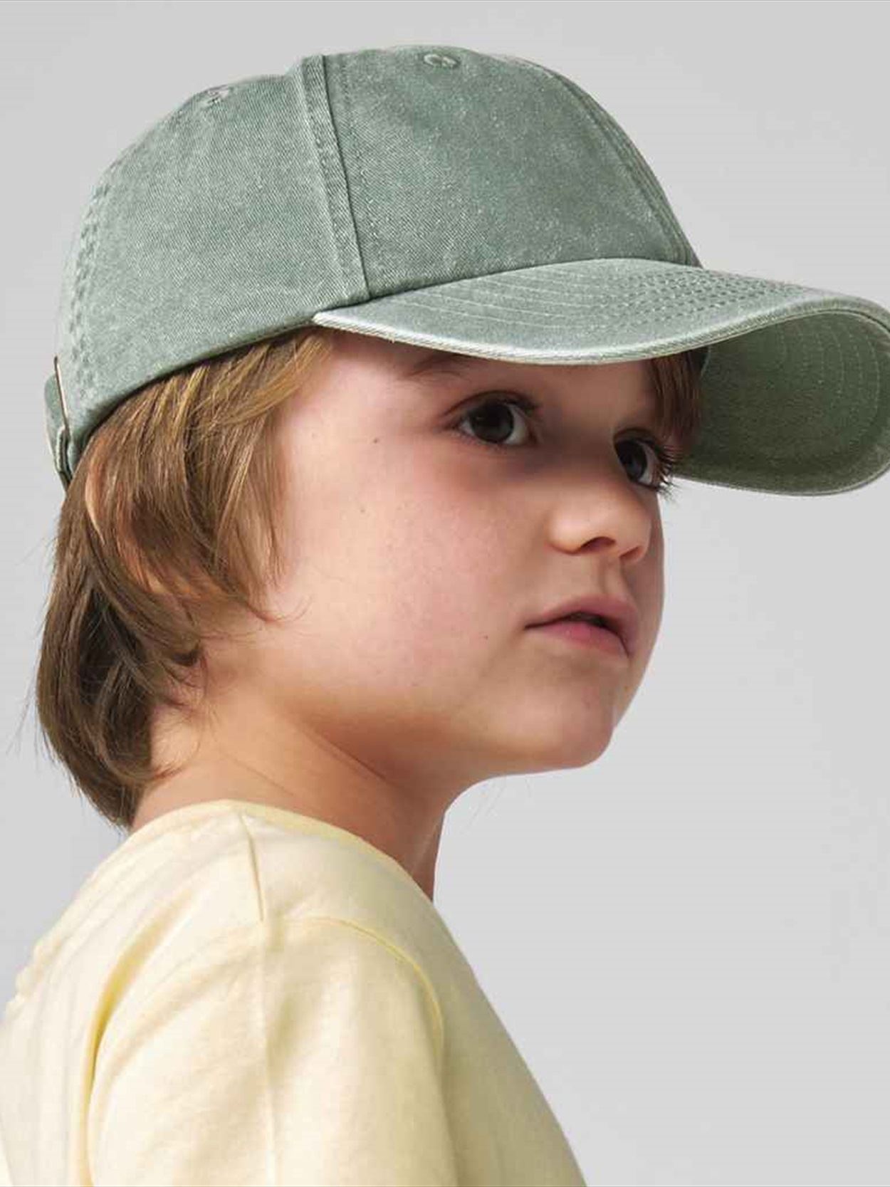 BB655B B655B Beechfield Junior Low Profile Vintage Cap Image 2