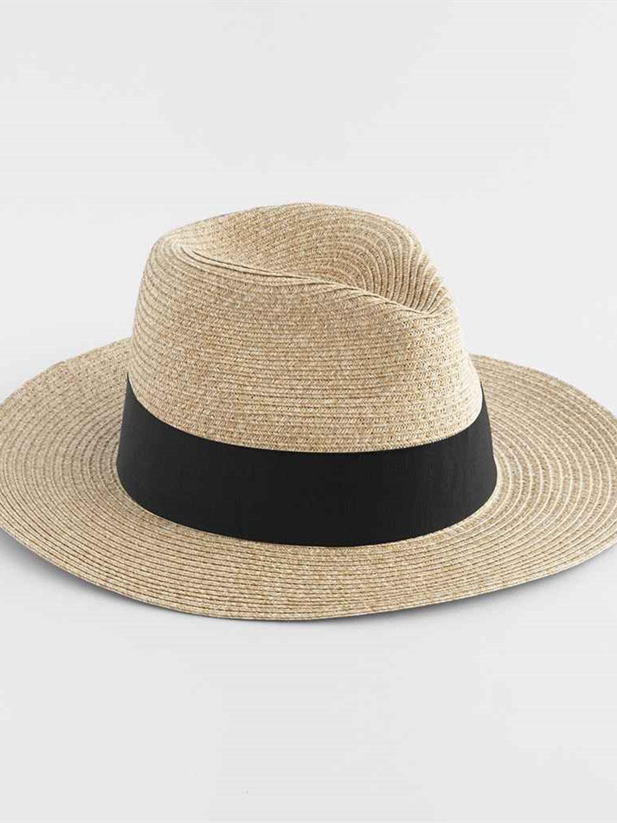 BB725 B725 Beechfield Straw Fedora Image 2