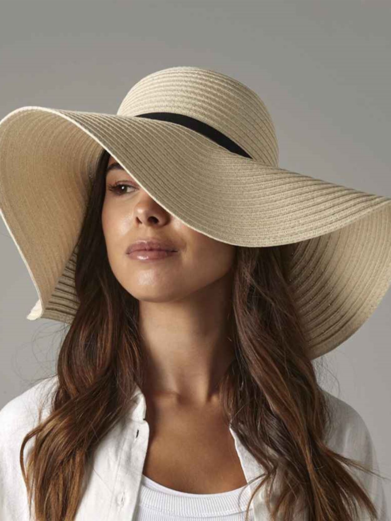 BB740 B740 Beechfield Marbella Sun Hat Image 1