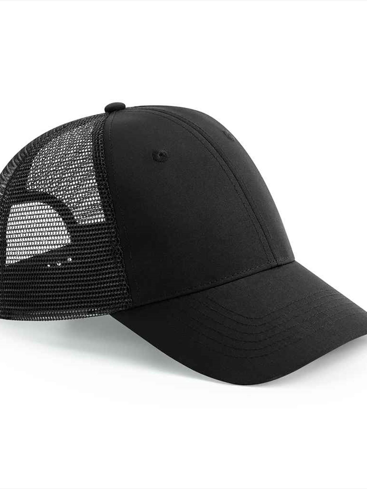 BB75R B75R Beechfield Recycled 6 Panel Snapback Trucker Cap Image 1