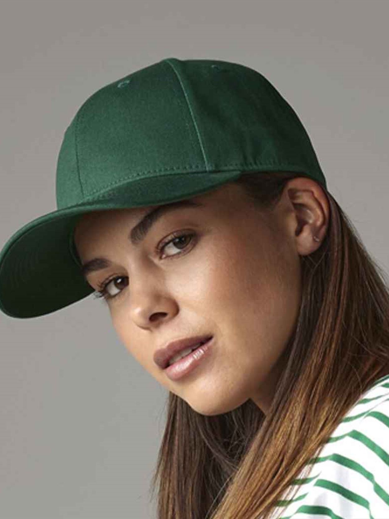 BB820 B820 Beechfield EarthAware® Classic Organic Cotton 6 Panel Cap Image 2