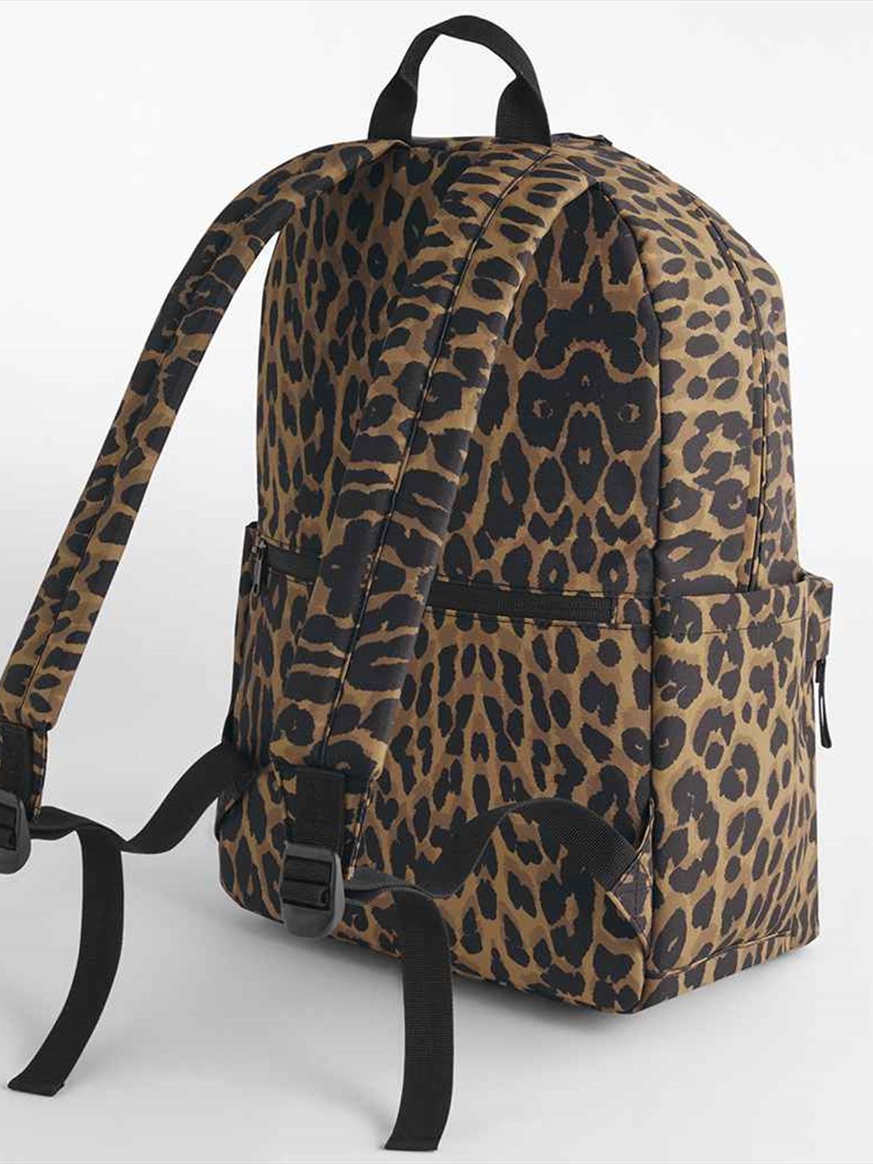 BG195 BagBase Leopard Print Backpack Image 2