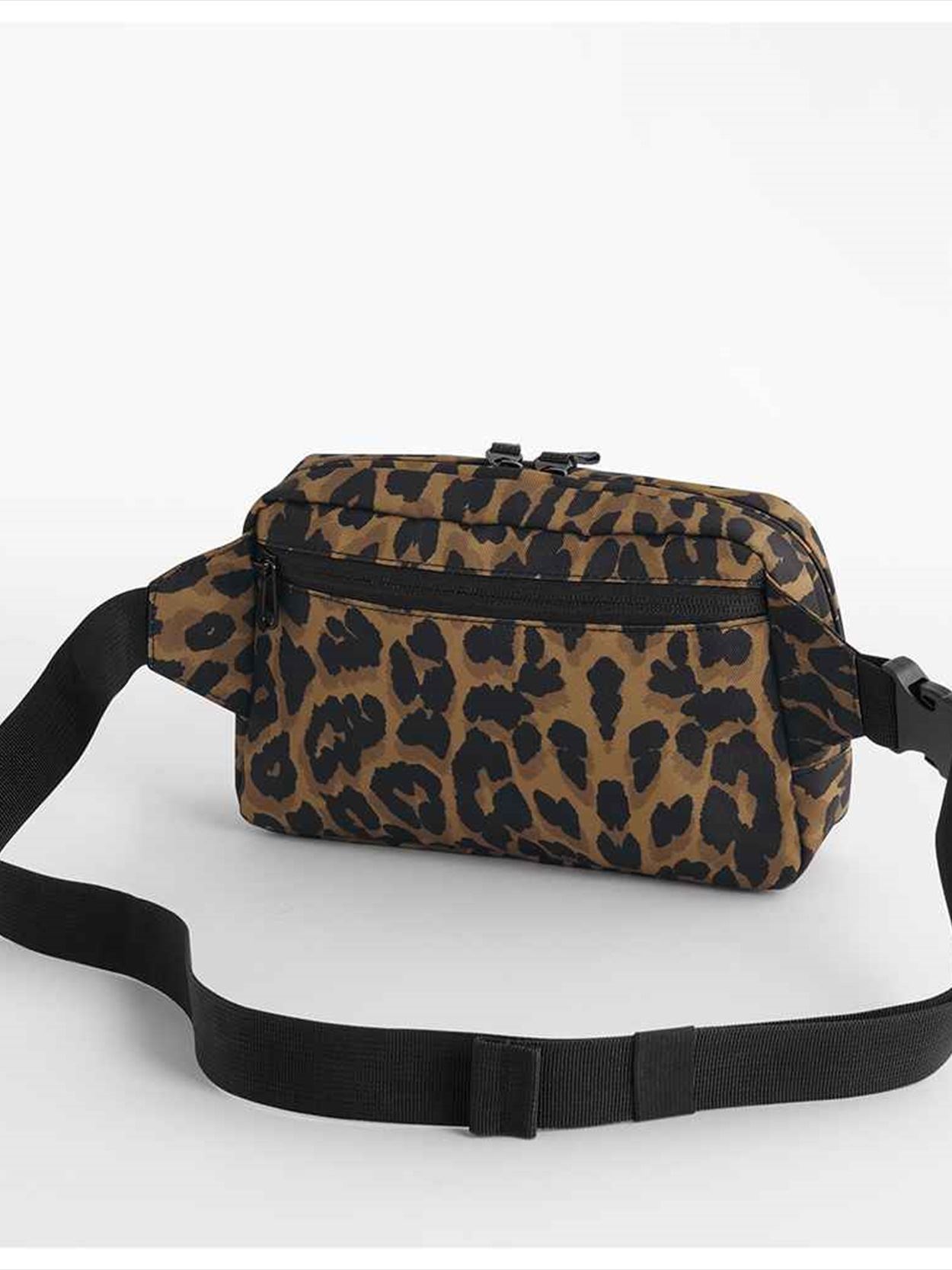 BG197 BagBase Leopard Print Cross Body Bag Image 2