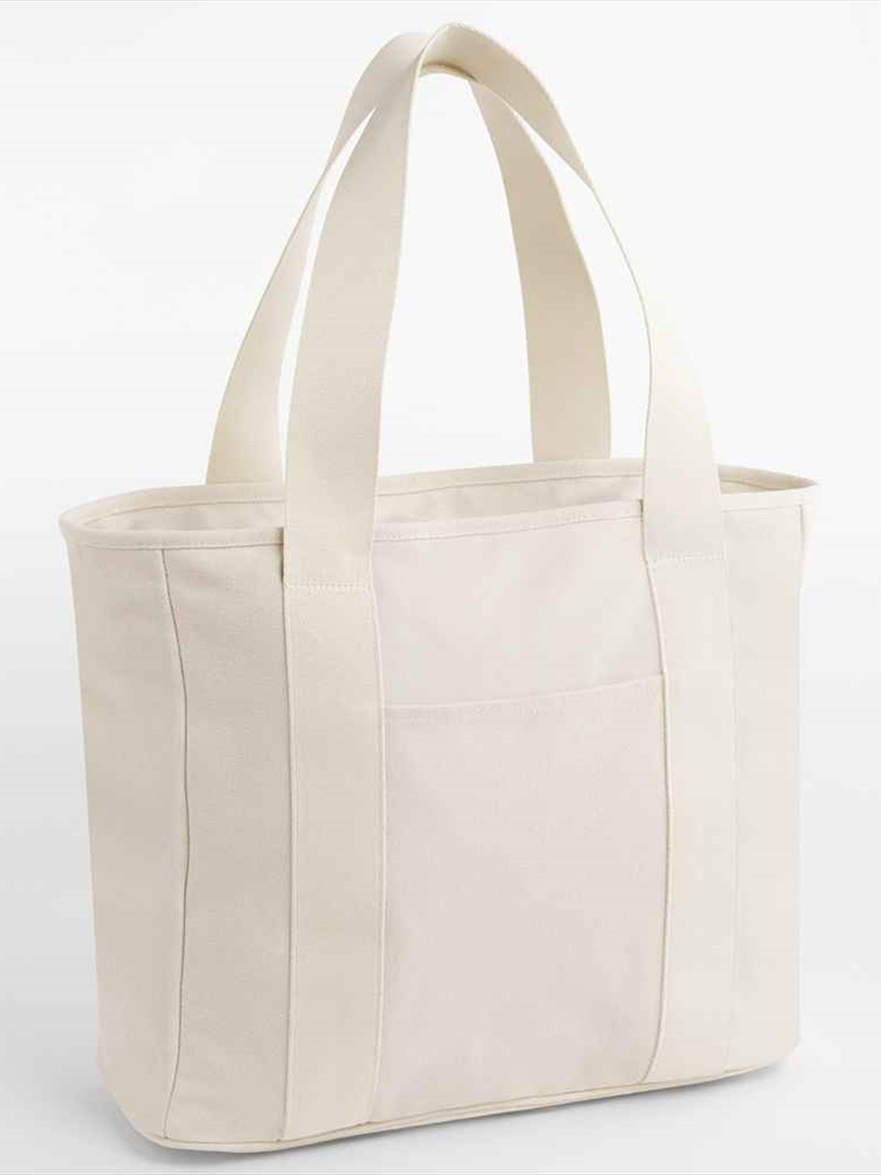 BG675 BagBase Edit Canvas Tote Bag Image 3