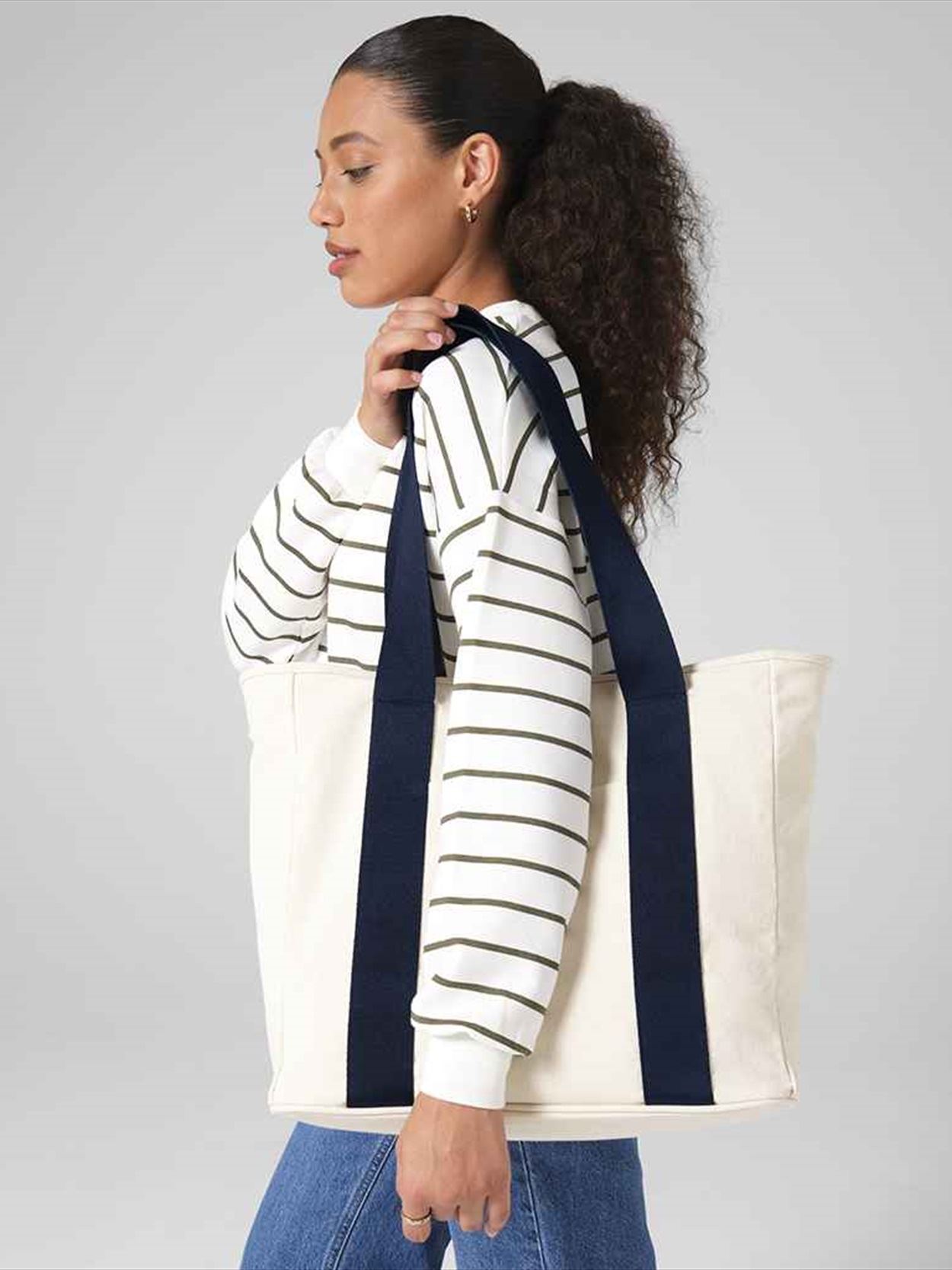 BG675 BagBase Edit Canvas Tote Bag Image 1