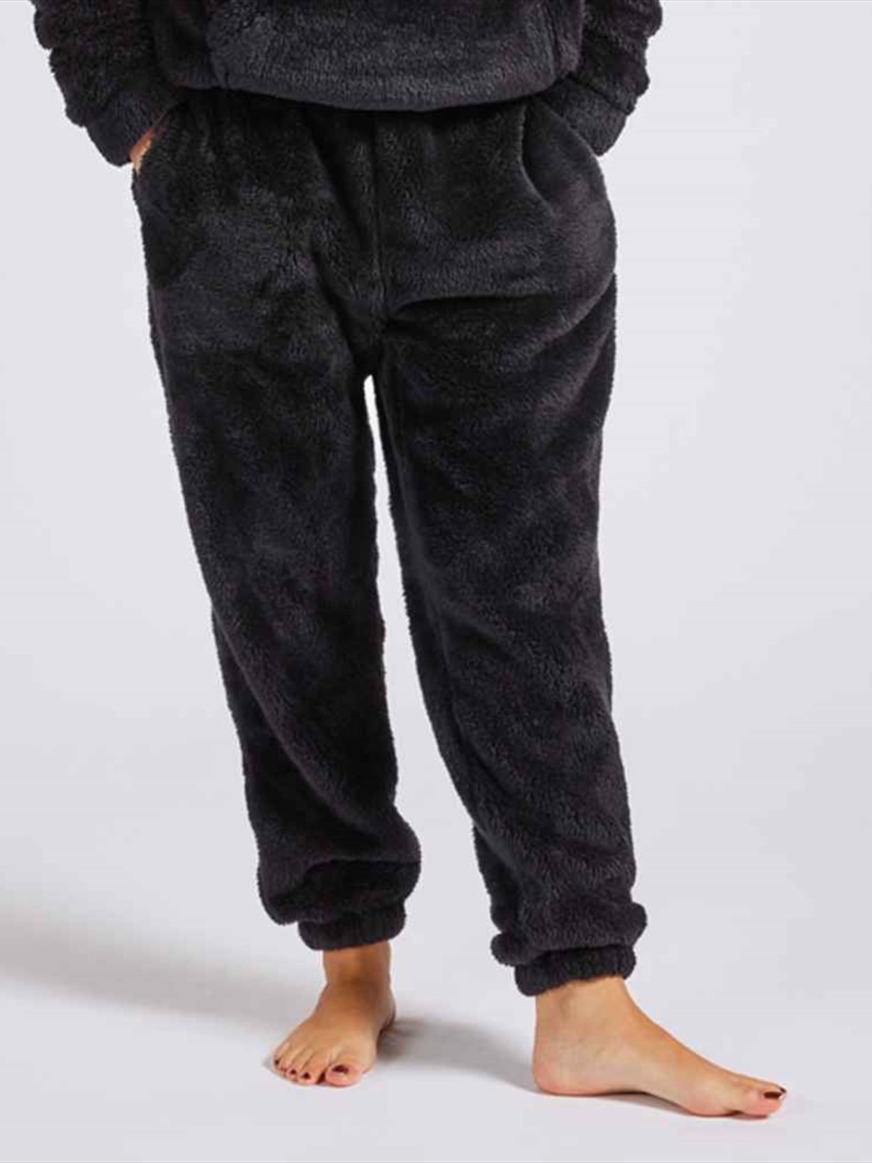 BH203 Brand Lab Unisex Fluffy Fleece Joggers Image 1