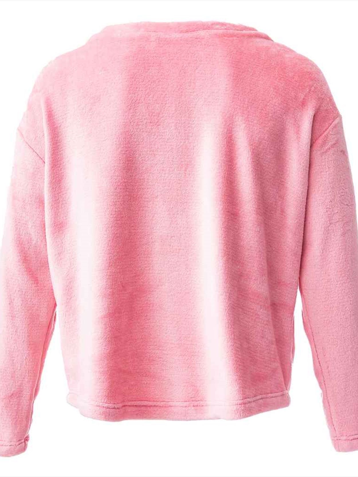 BH210 Brand Lab Ladies Plush Fleece Crew Neck Sweatshirt Image 3