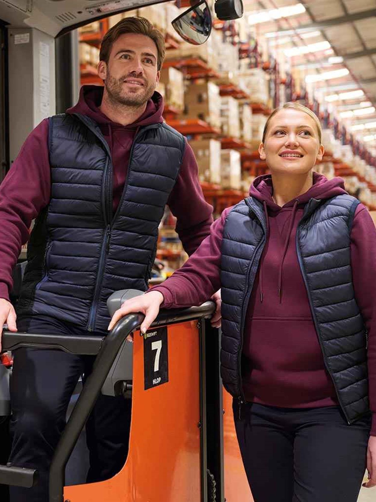 BK488 2414 Brook Taverner Ladies Skyline Core Padded Gilet Image 2