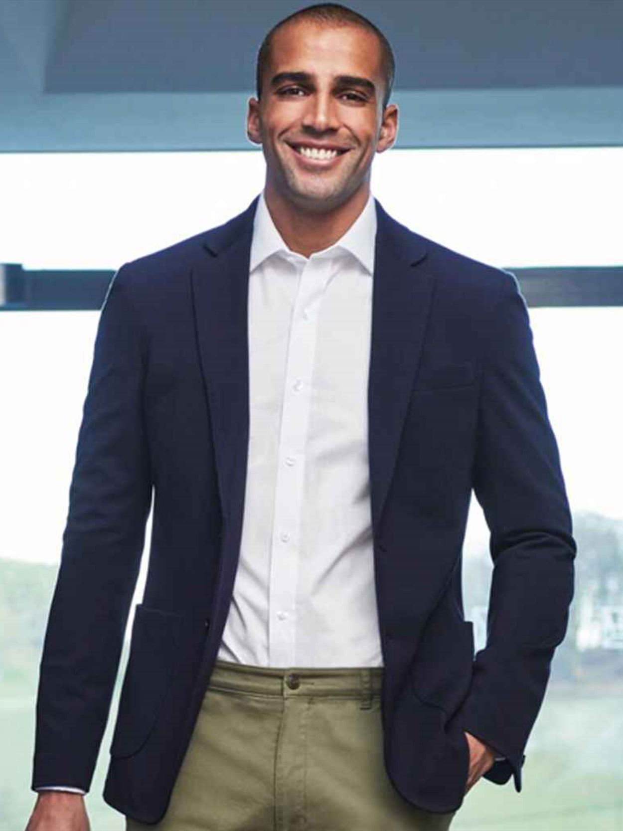 BK505 4374 Brook Taverner Jersey Stretch Rory Jacket Image 2