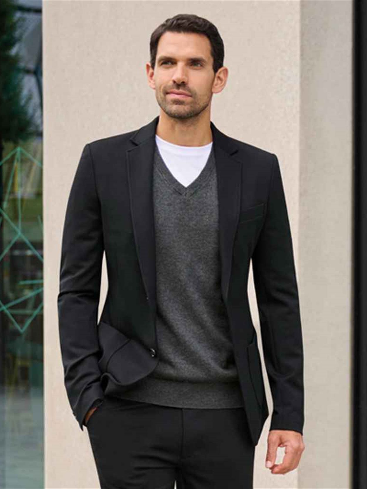 BK505 4374 Brook Taverner Jersey Stretch Rory Jacket Image 1