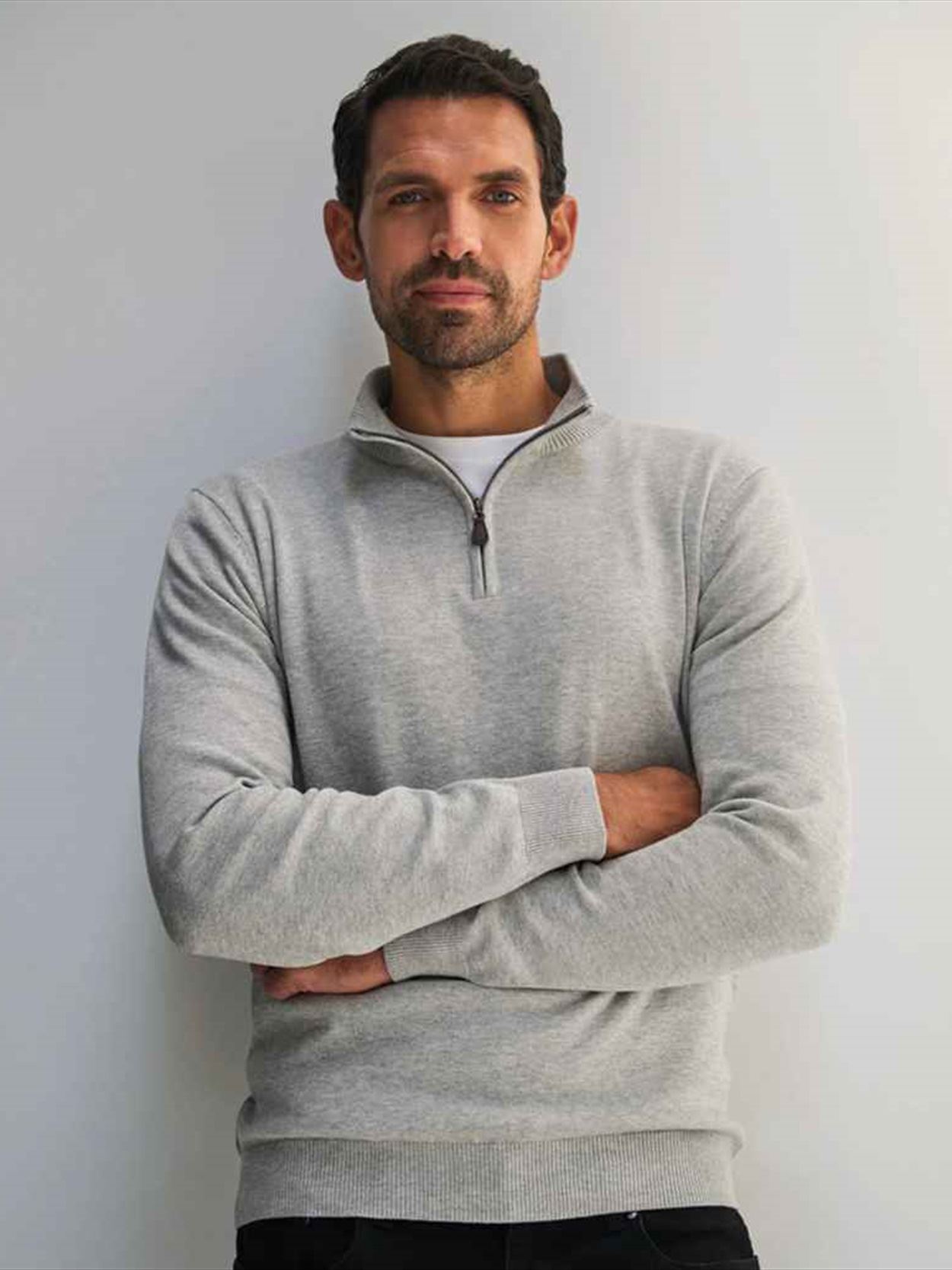 BK555 7898 Brook Taverner Dallas 1/4 Zip Jumper Image 2