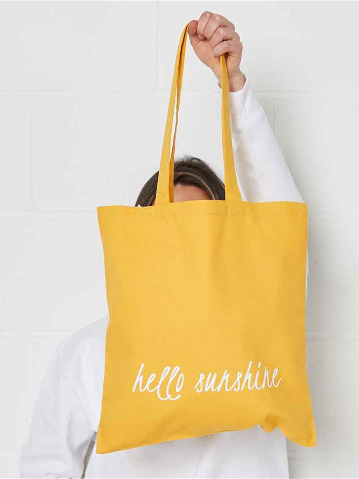 BR051 Brand Lab Organic Cotton Long Handle Shopper Image 2