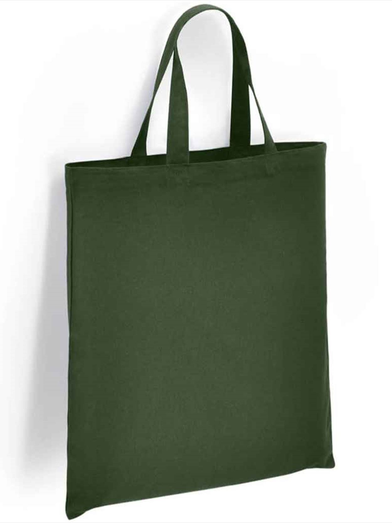 BR052 Brand Lab Organic Cotton Short Handle Shopper Image 1