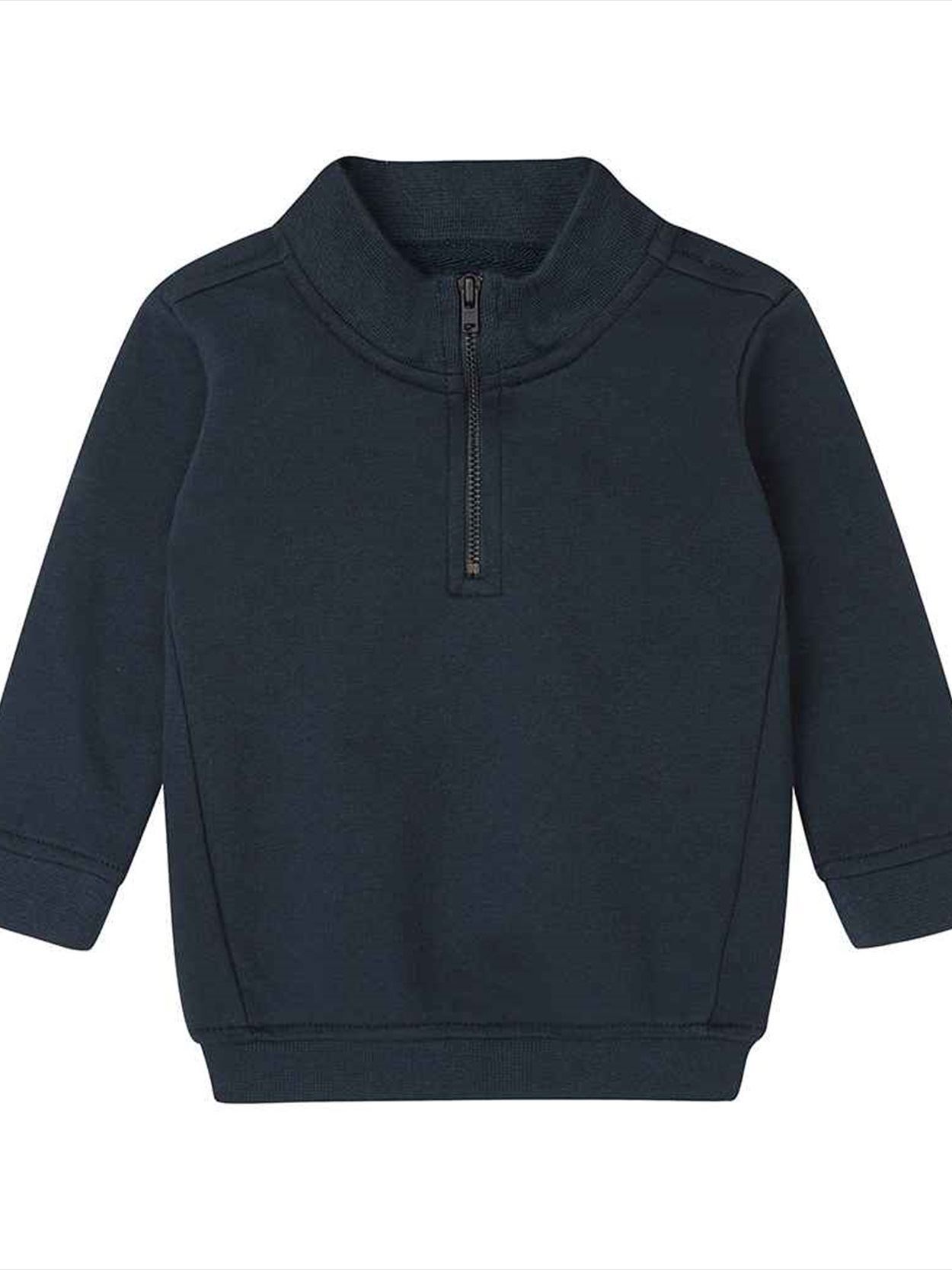 BZ66 BabyBugz Baby 1/4 Zip Sweatshirt Image 1