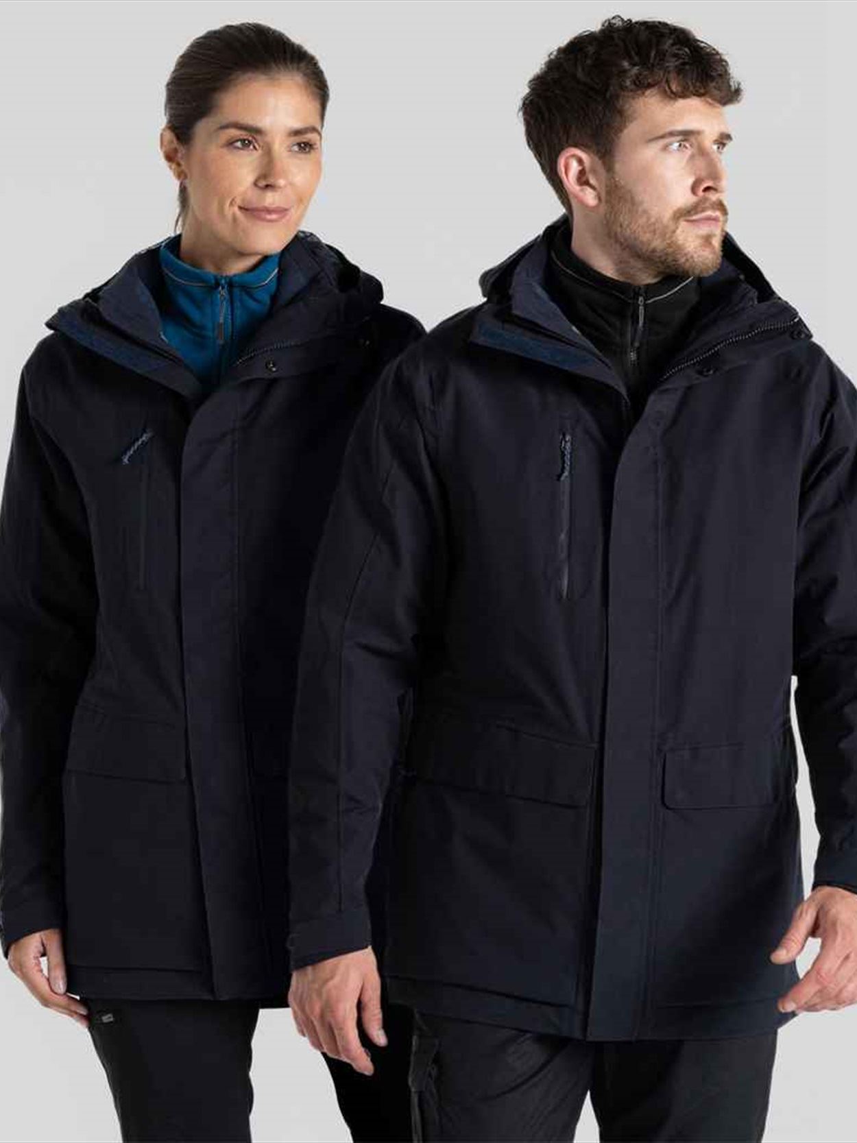 CR305 CEP003 Craghoppers Expert Kiwi Pro Stretch 3-in-1 Jacket Image 2