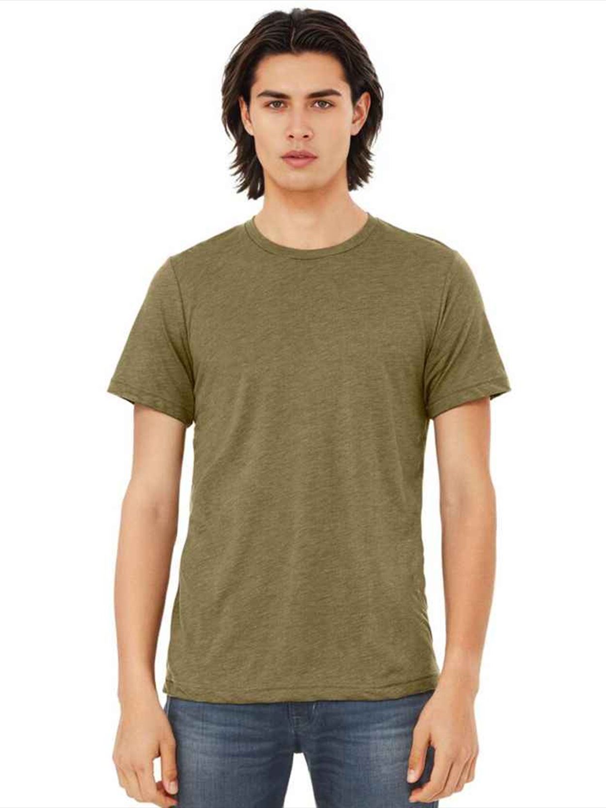 CV3413 3413 Canvas Unisex Tri-Blend T-Shirt Image 2
