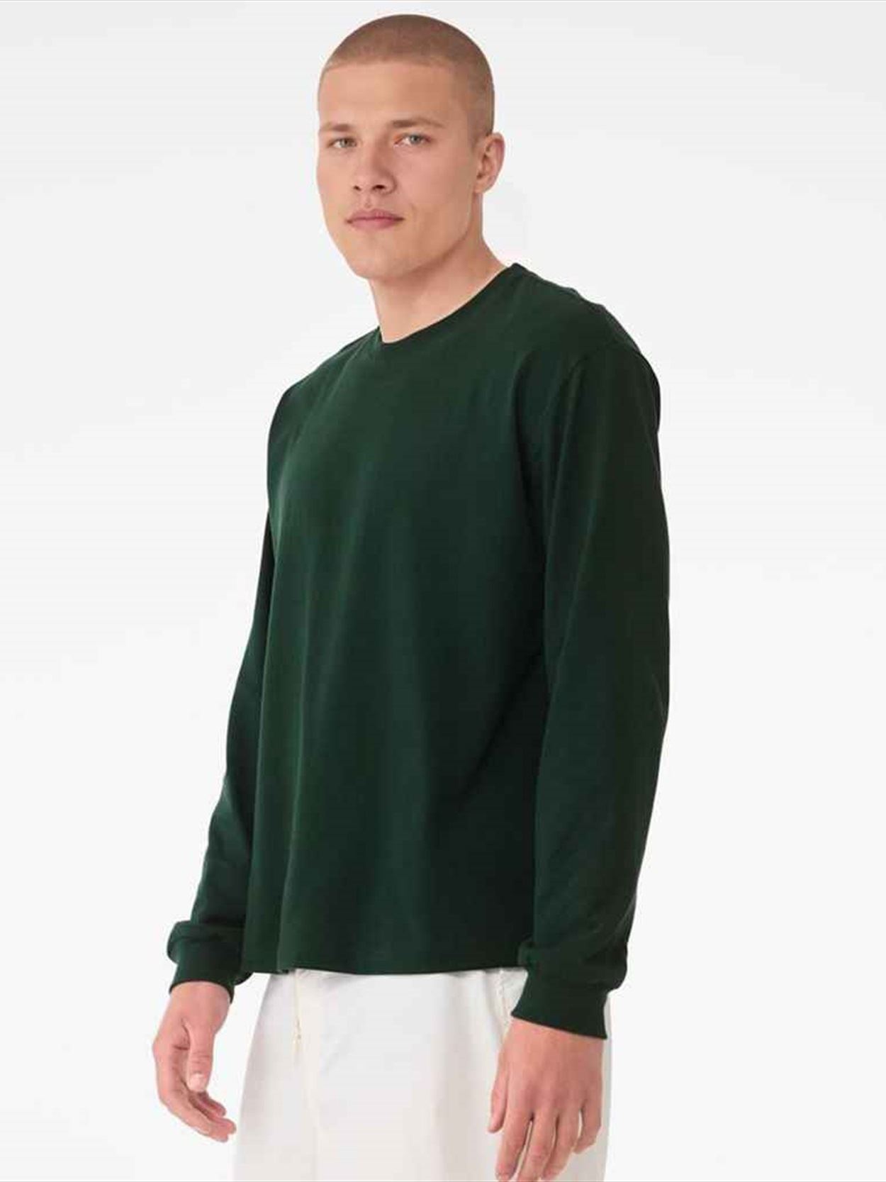 CV3511 3511 Canvas Unisex Heavyweight Long Sleeve Boxy T-Shirt Image 1