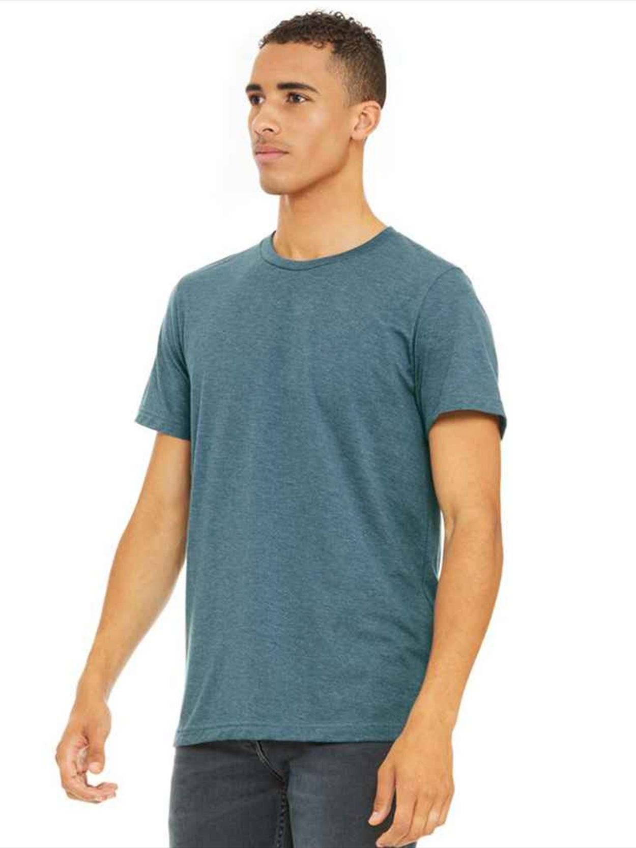 CVC3001 3001CVC Canvas Unisex Heather CVC T-Shirt Image 1