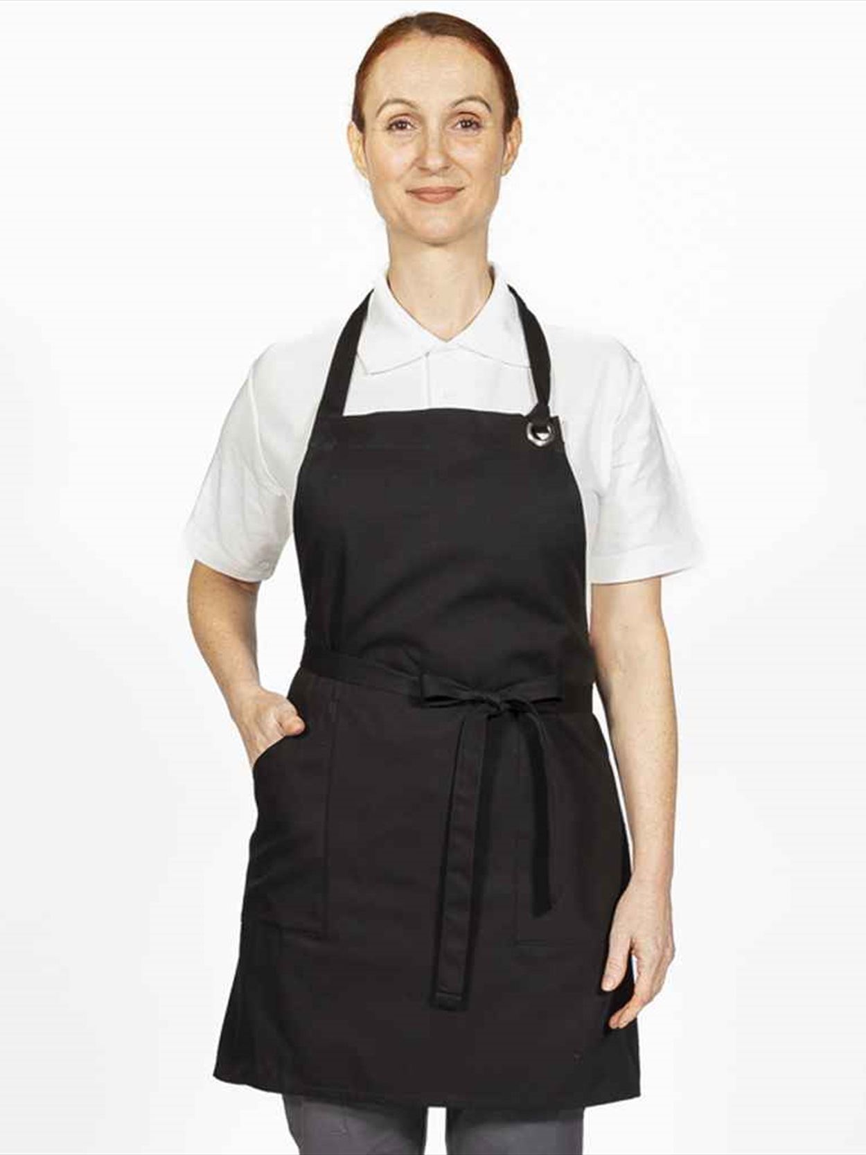 DE142 DP145 Dennys Canvas Apron with Metal Eyelets Image 1