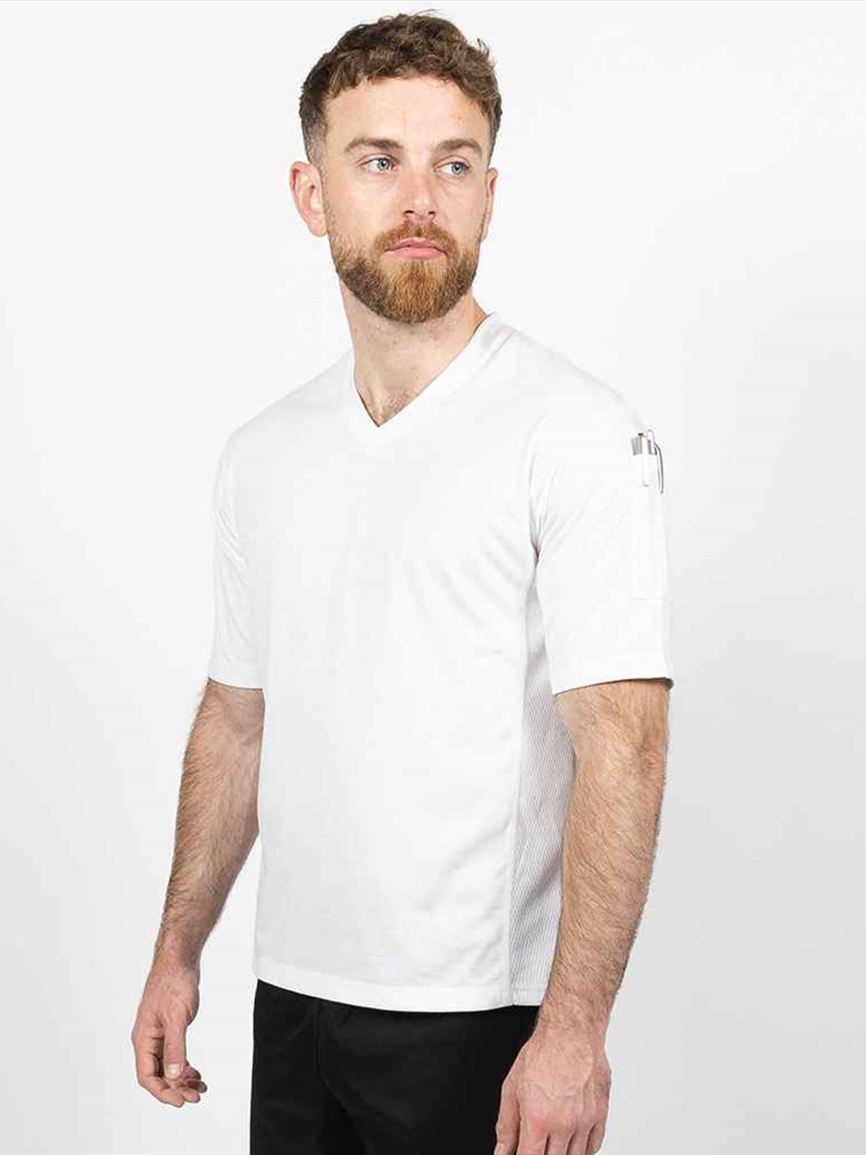 DE146 DH120 Dennys StayCool® Chef T-Shirt Image 2