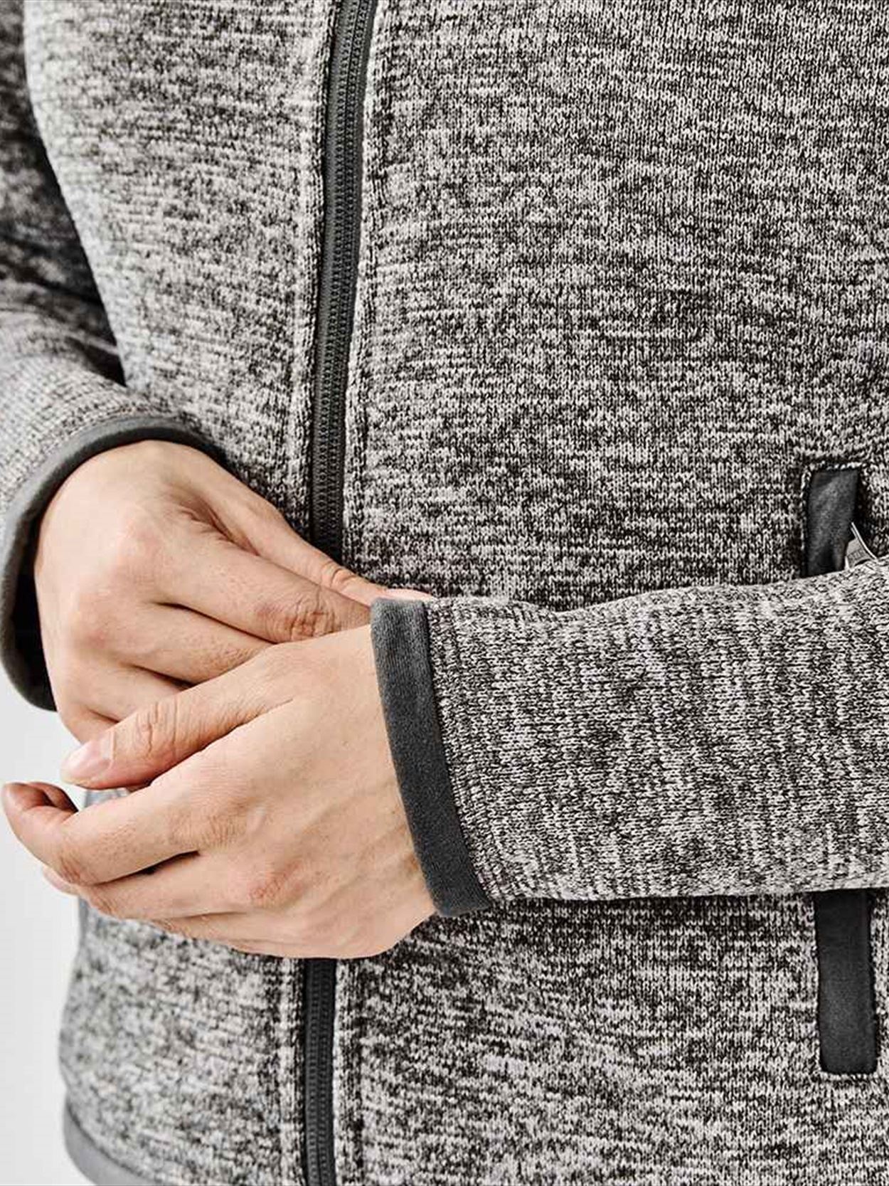 FHZ-1W Stormtech Ladies Avalante Full Zip Knitted Fleece Jacket Image 2