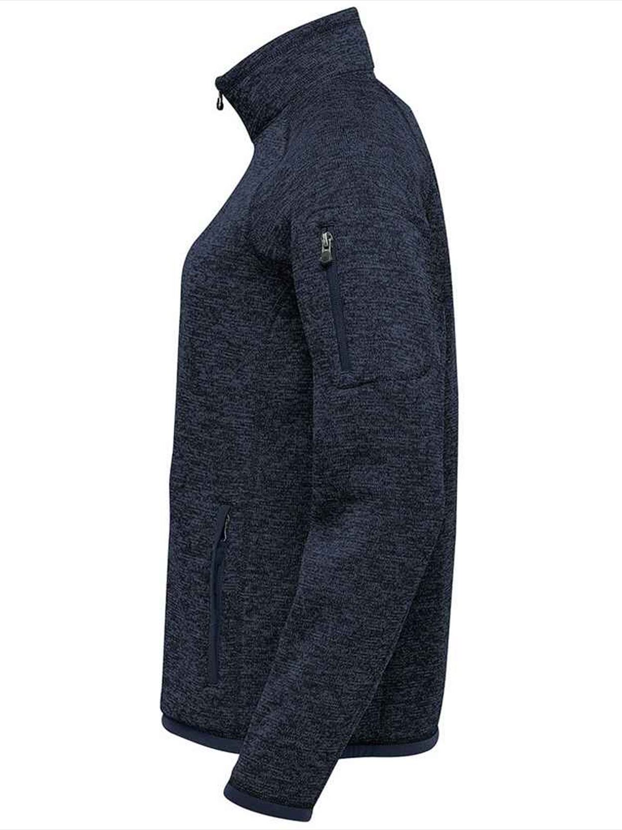 FHZ-1W Stormtech Ladies Avalante Full Zip Knitted Fleece Jacket Image 4