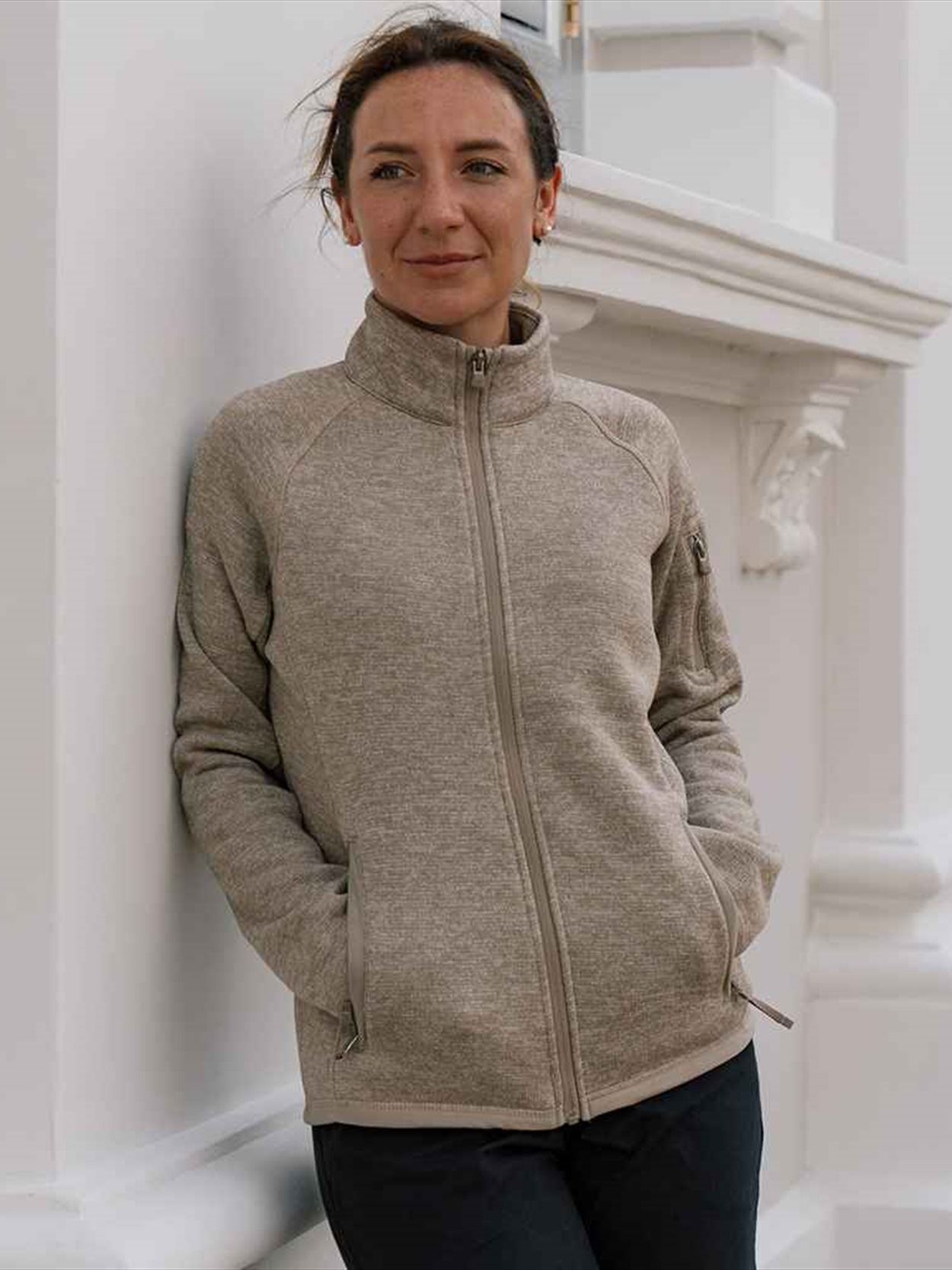 FHZ-1W Stormtech Ladies Avalante Full Zip Knitted Fleece Jacket Image 1