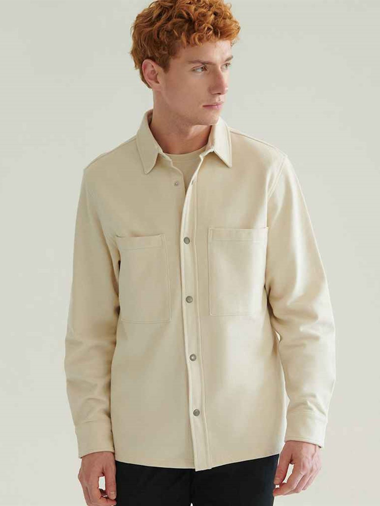 FR056 Front Row Premium Piqué Overshirt Image 2