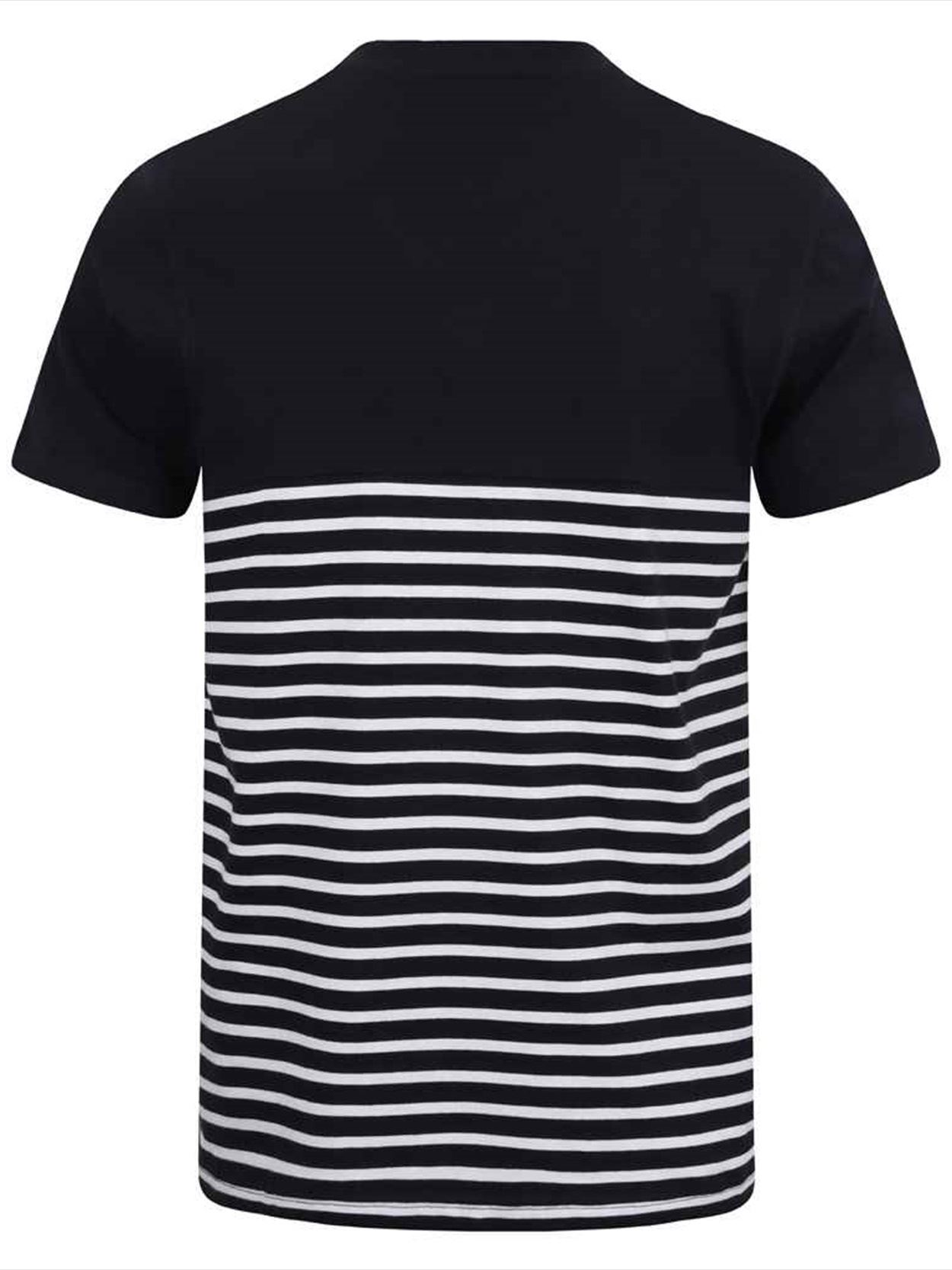 FR135 Front Row Unisex Breton Striped T-Shirt Image 2