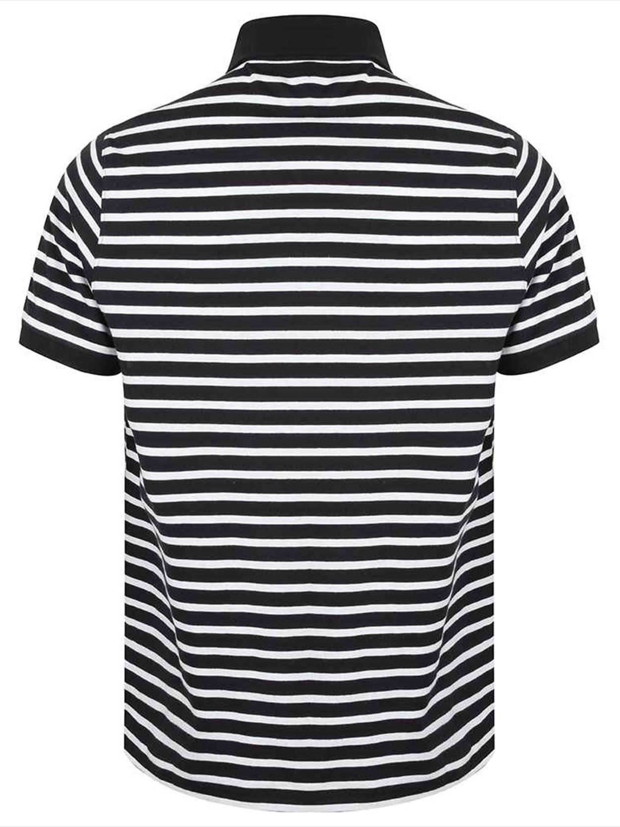 FR230 Front Row Striped Jersey Polo Shirt Image 2