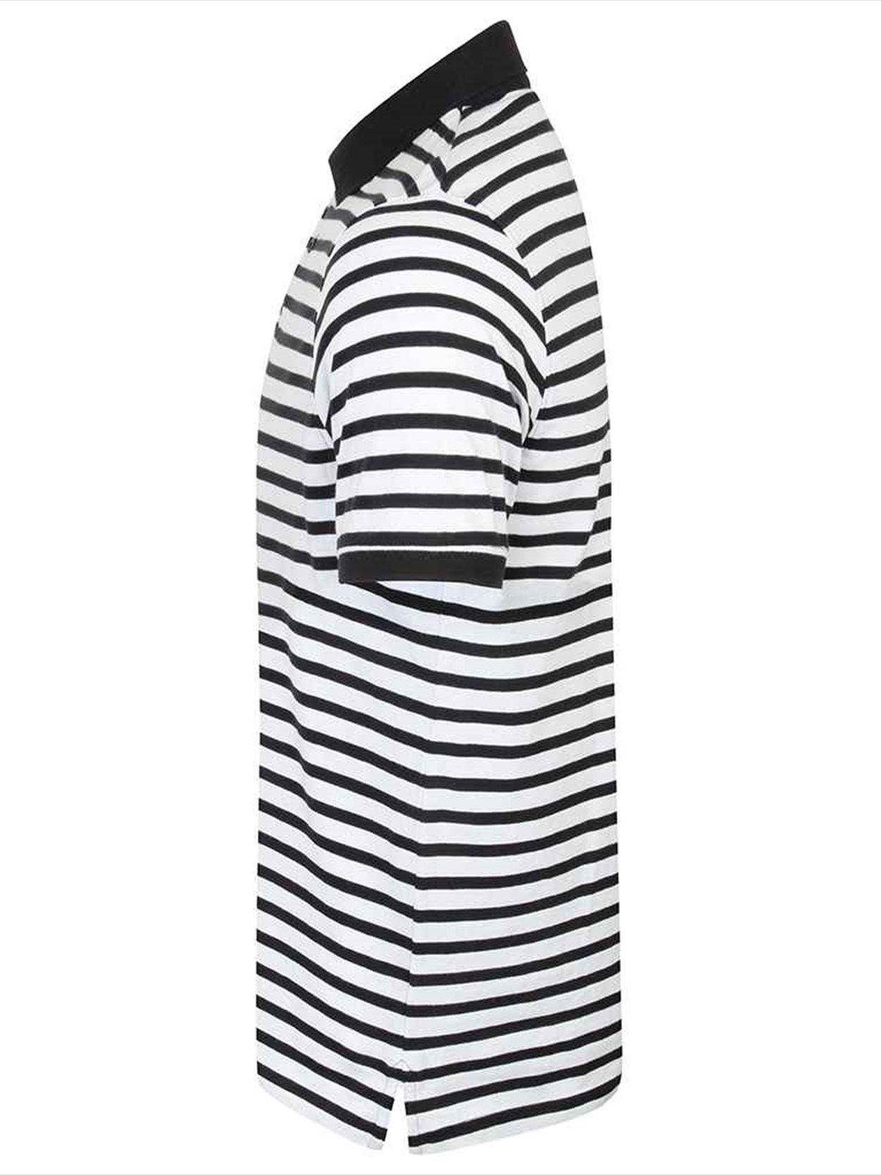 FR230 Front Row Striped Jersey Polo Shirt Image 3