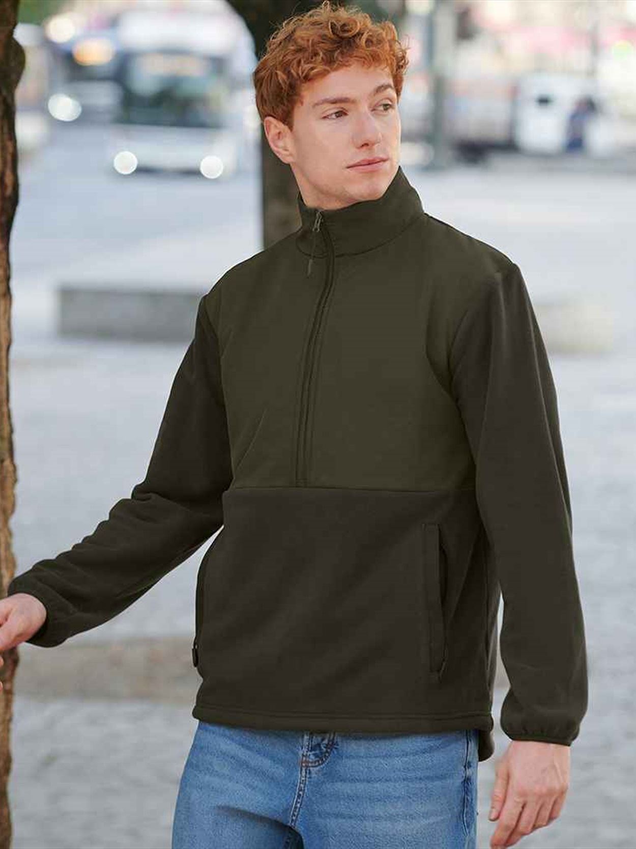 FR856 Front Row 1/2 Zip Micro Fleece Image 1