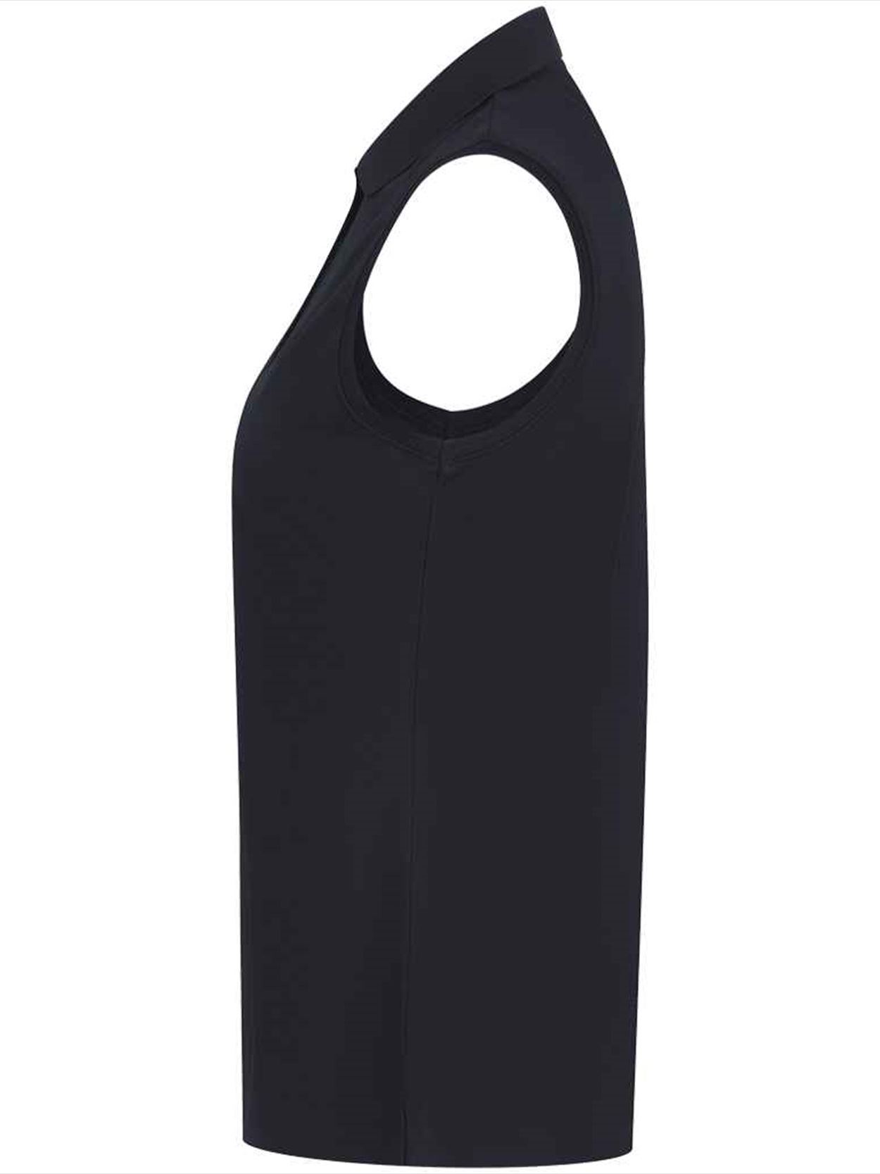 H477 Henbury Ladies Sleeveless Coolplus® Polo Shirt Image 4