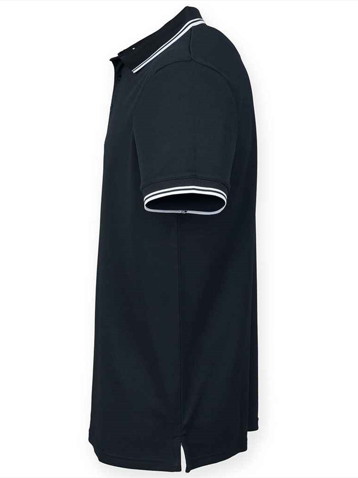 H482 Henbury Coolplus® Tipped Polo Shirt Image 3