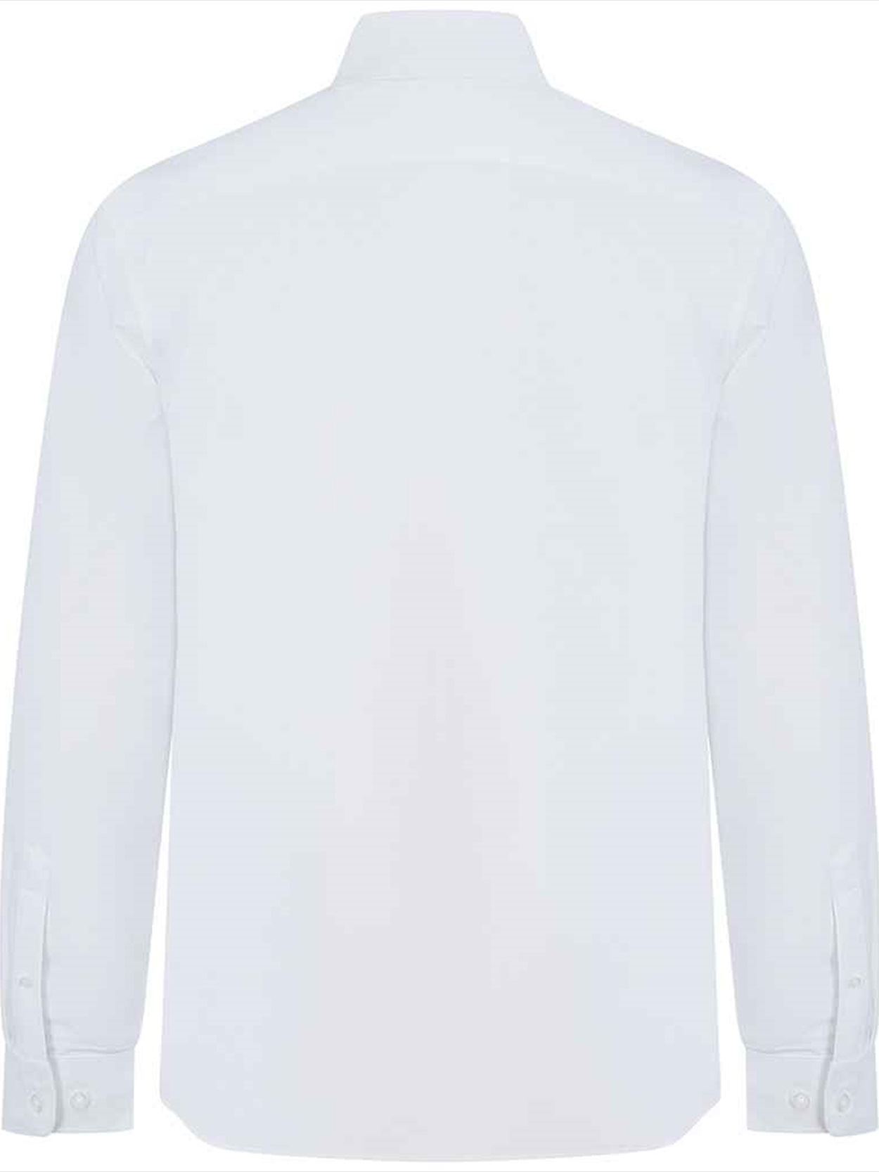 H582 Henbury Long Sleeved Cotton Feel Coolplus® Shirt Image 2